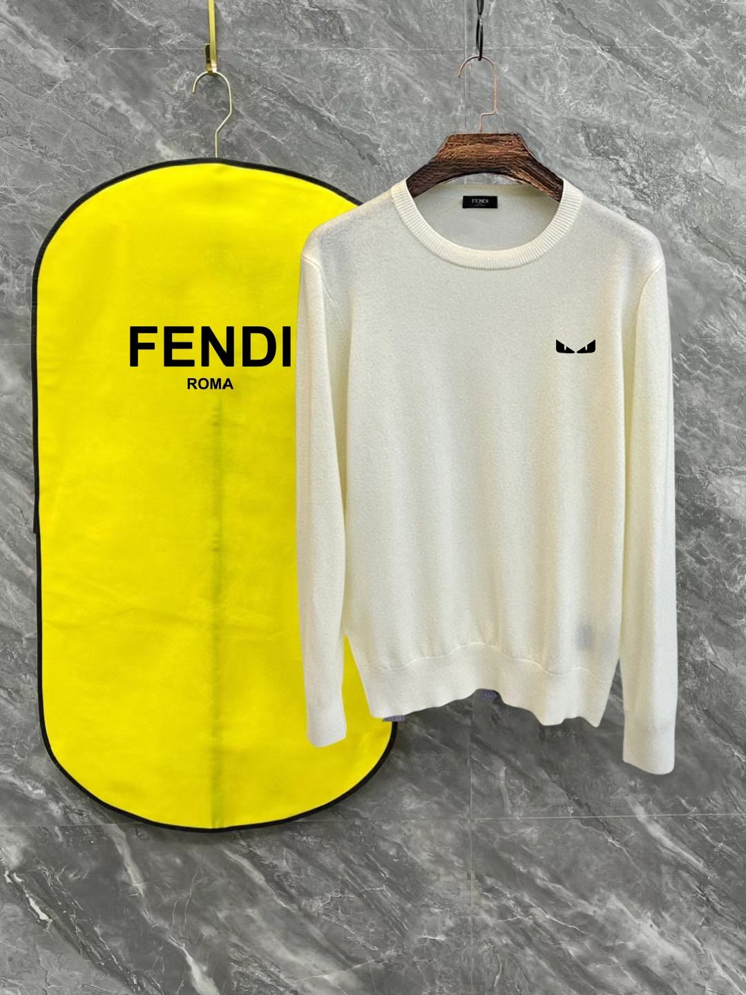 Fendi Logo Wool Sweater