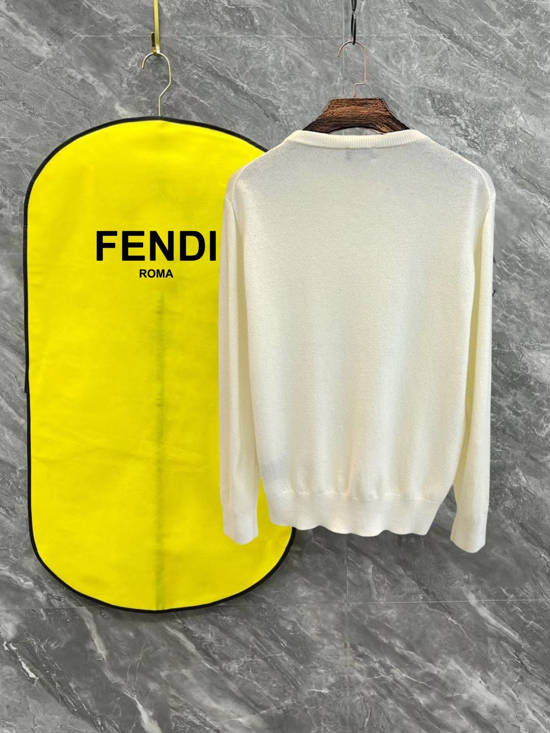 Fendi Logo Wool Sweater
