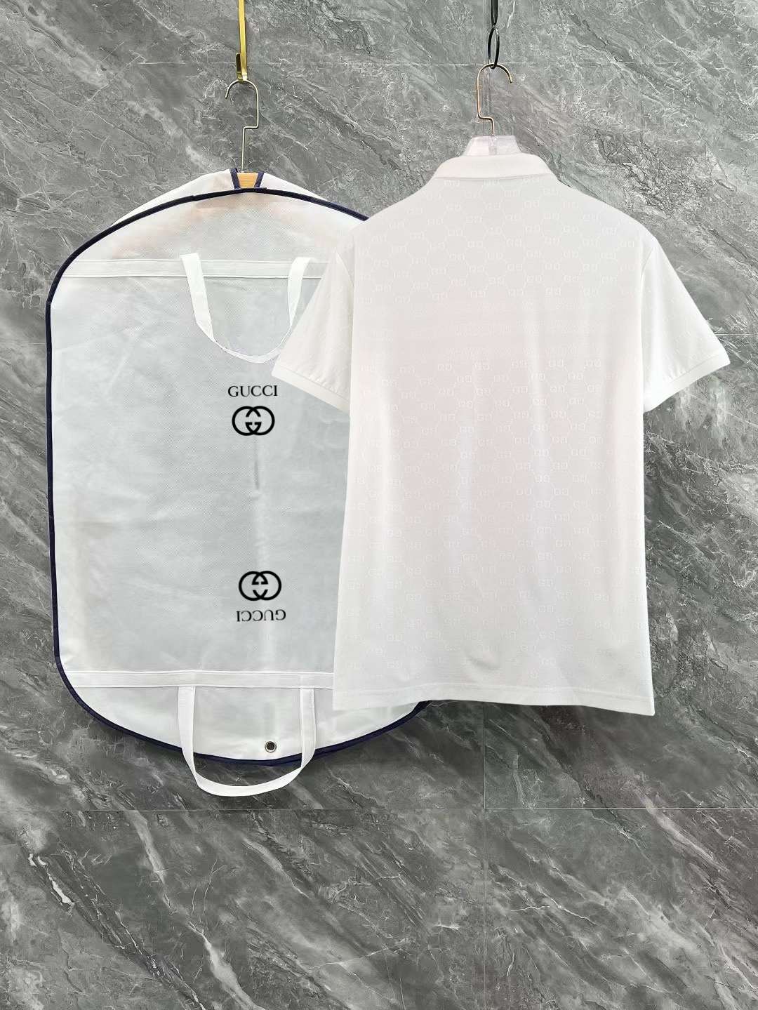 Gucci Logo Jacquard Polo Shirt