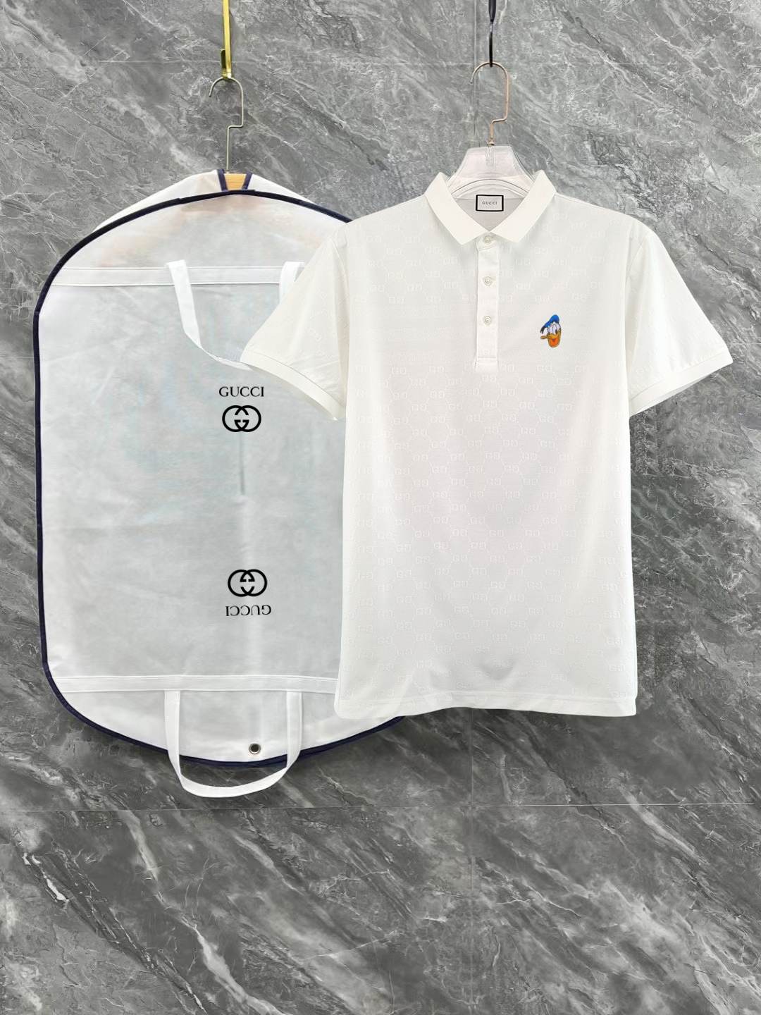 Gucci Logo Jacquard Polo Shirt