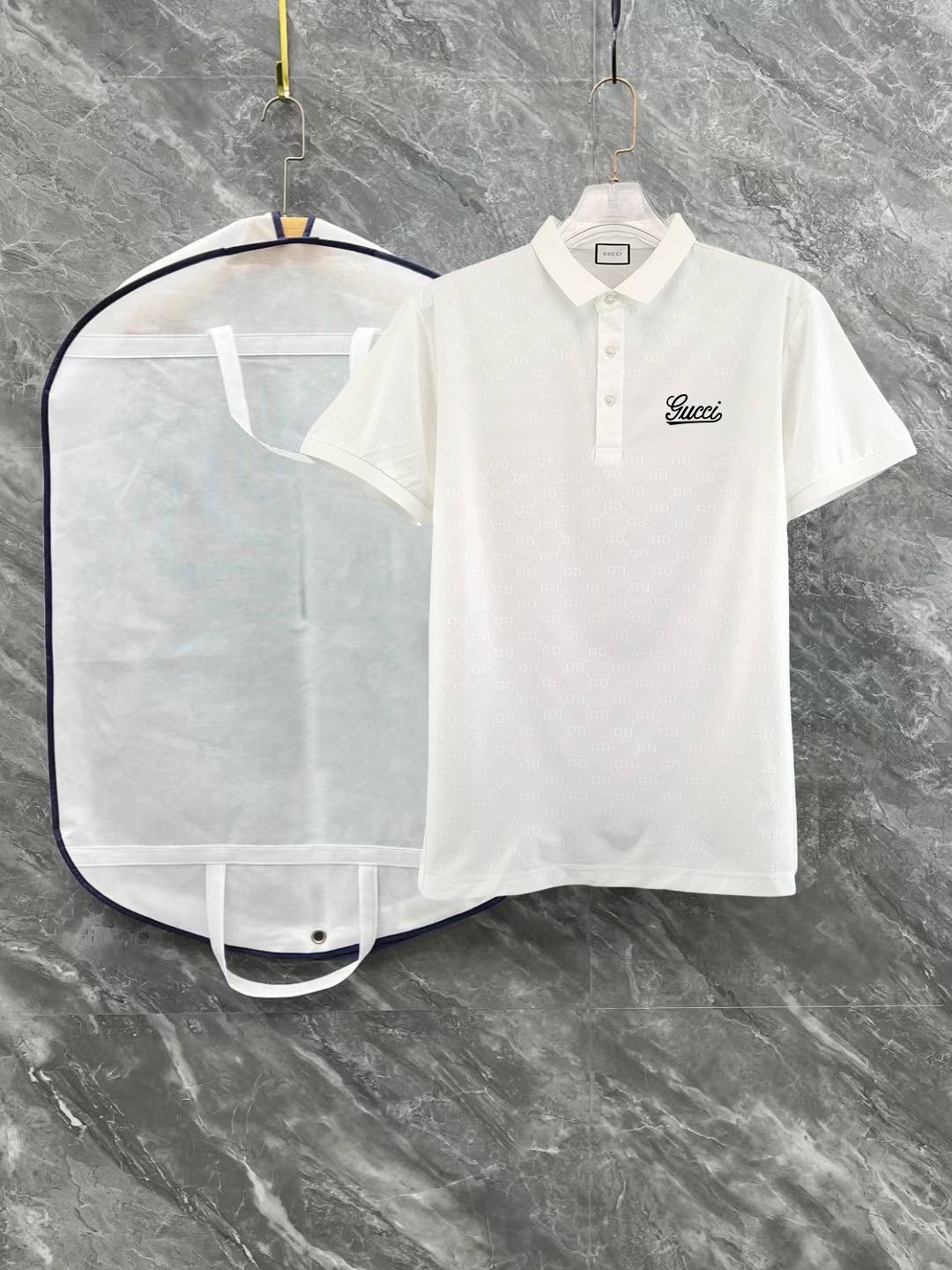 Gucci Logo Jacquard Polo Shirt