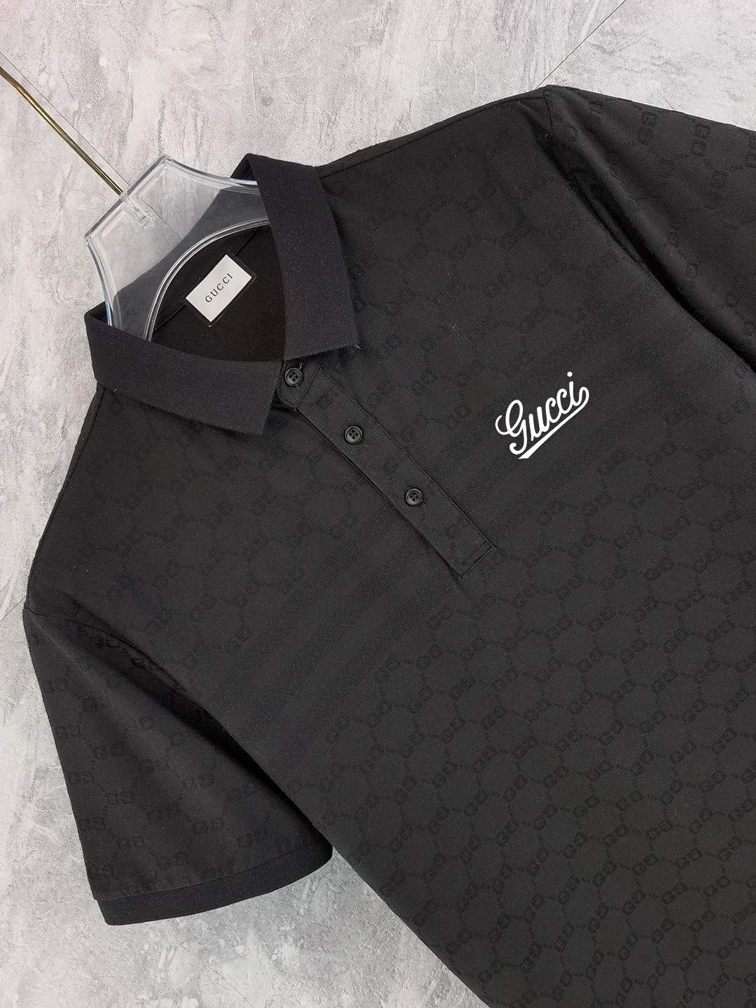 Gucci Logo Jacquard Polo Shirt