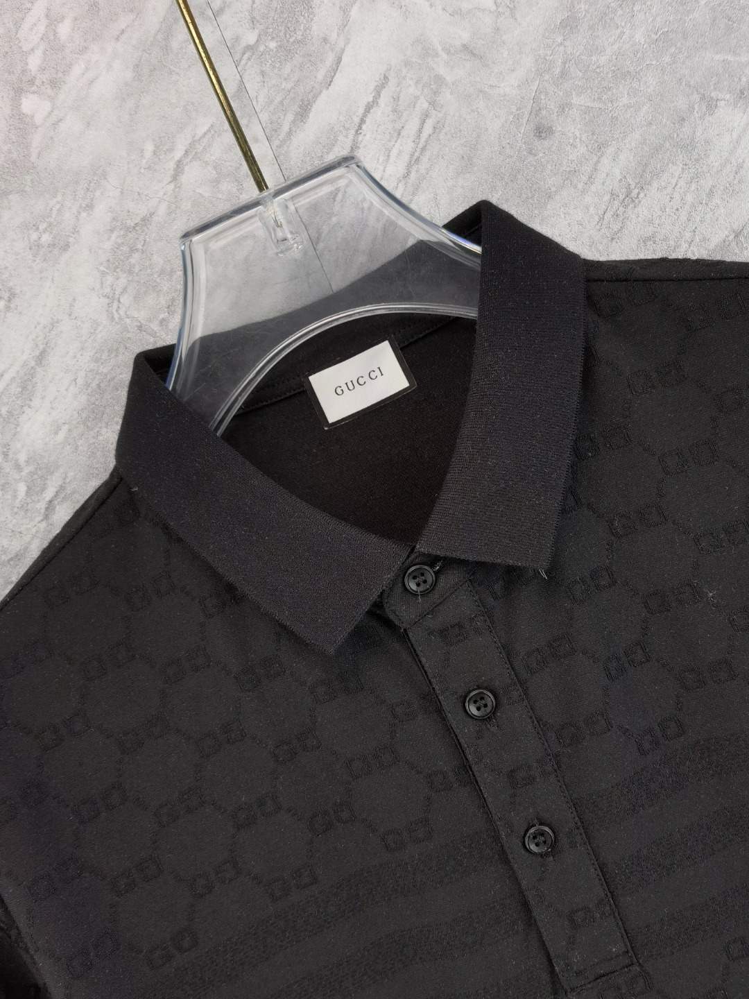 Gucci Logo Jacquard Polo Shirt