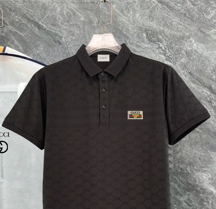 Gucci Logo Jacquard Polo Shirt