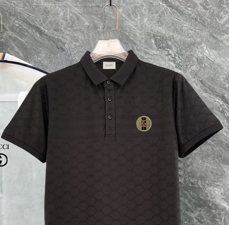 Gucci Logo Jacquard Polo Shirt