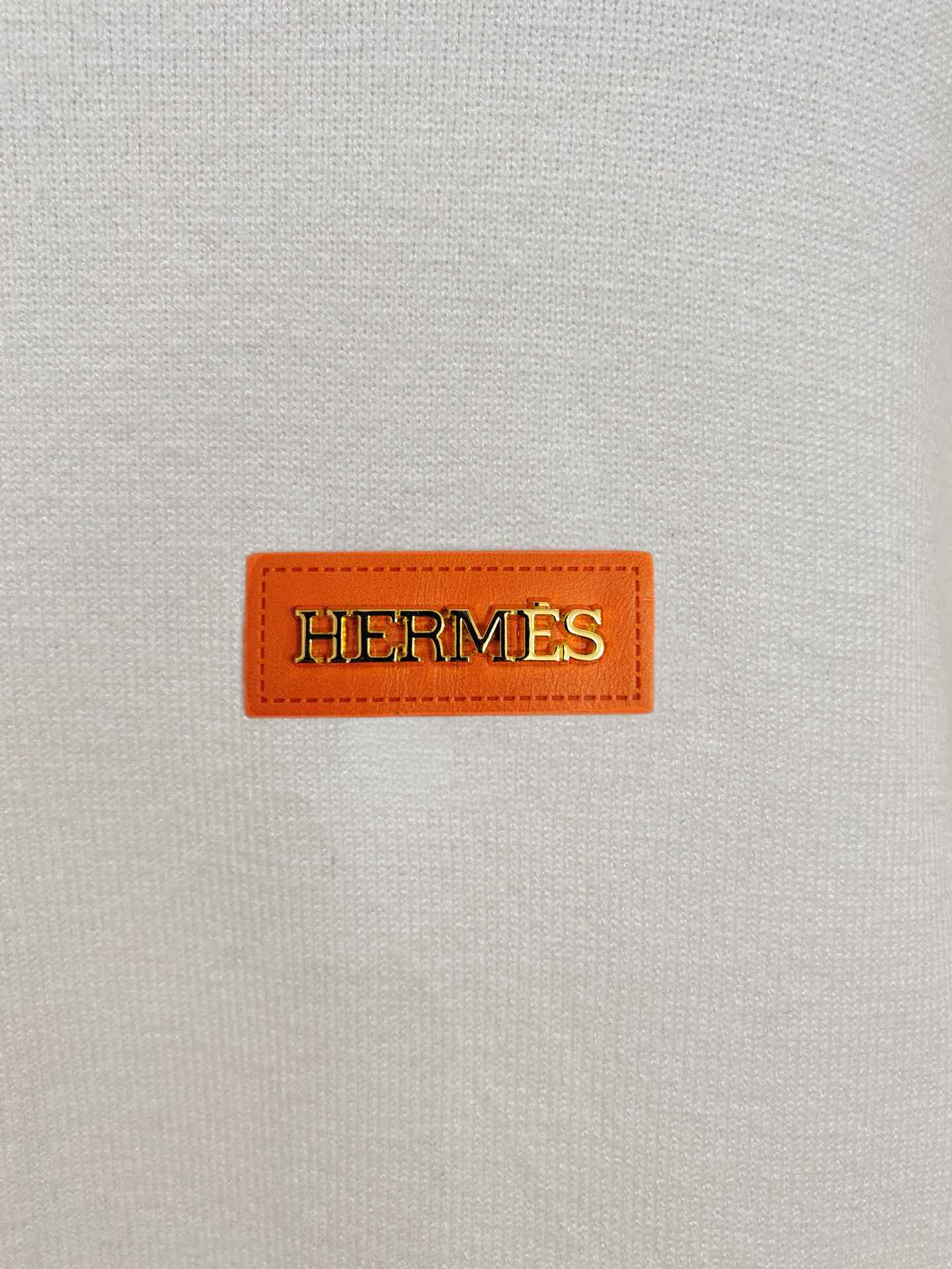 Hermes Embroidered Logo Sweater