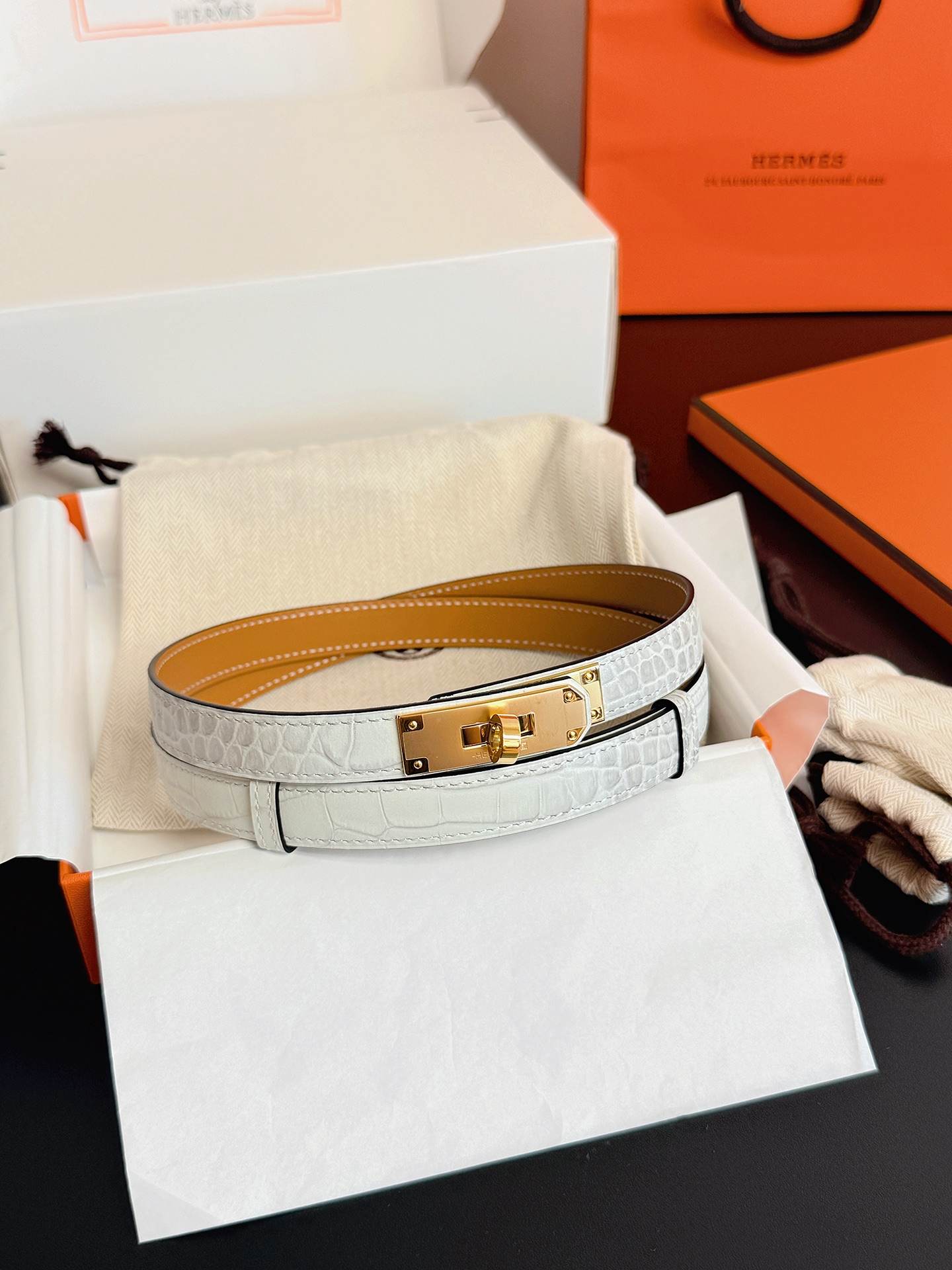 Hermes Belt – 18mm