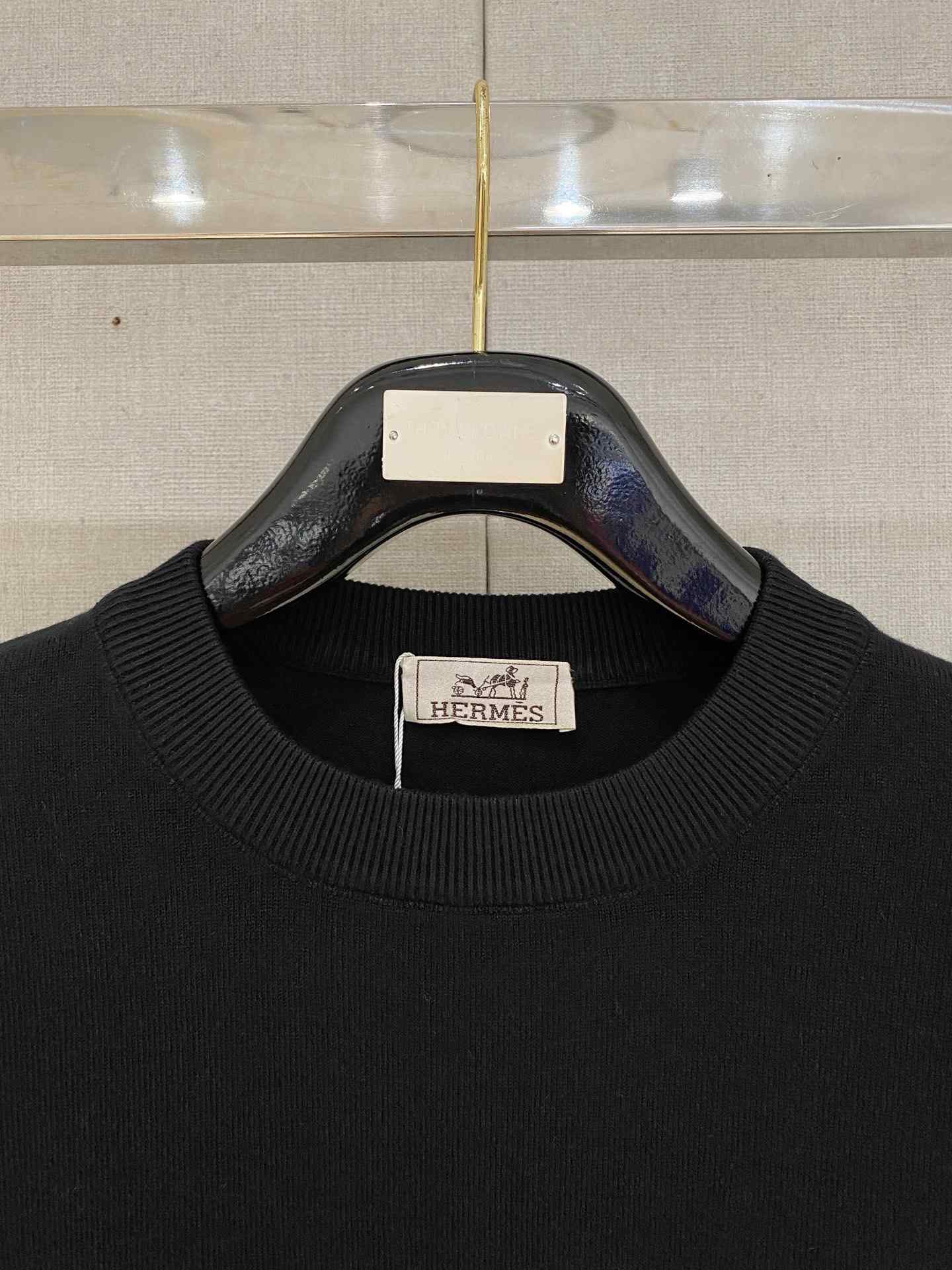 Hermes Embroidered Logo Sweater