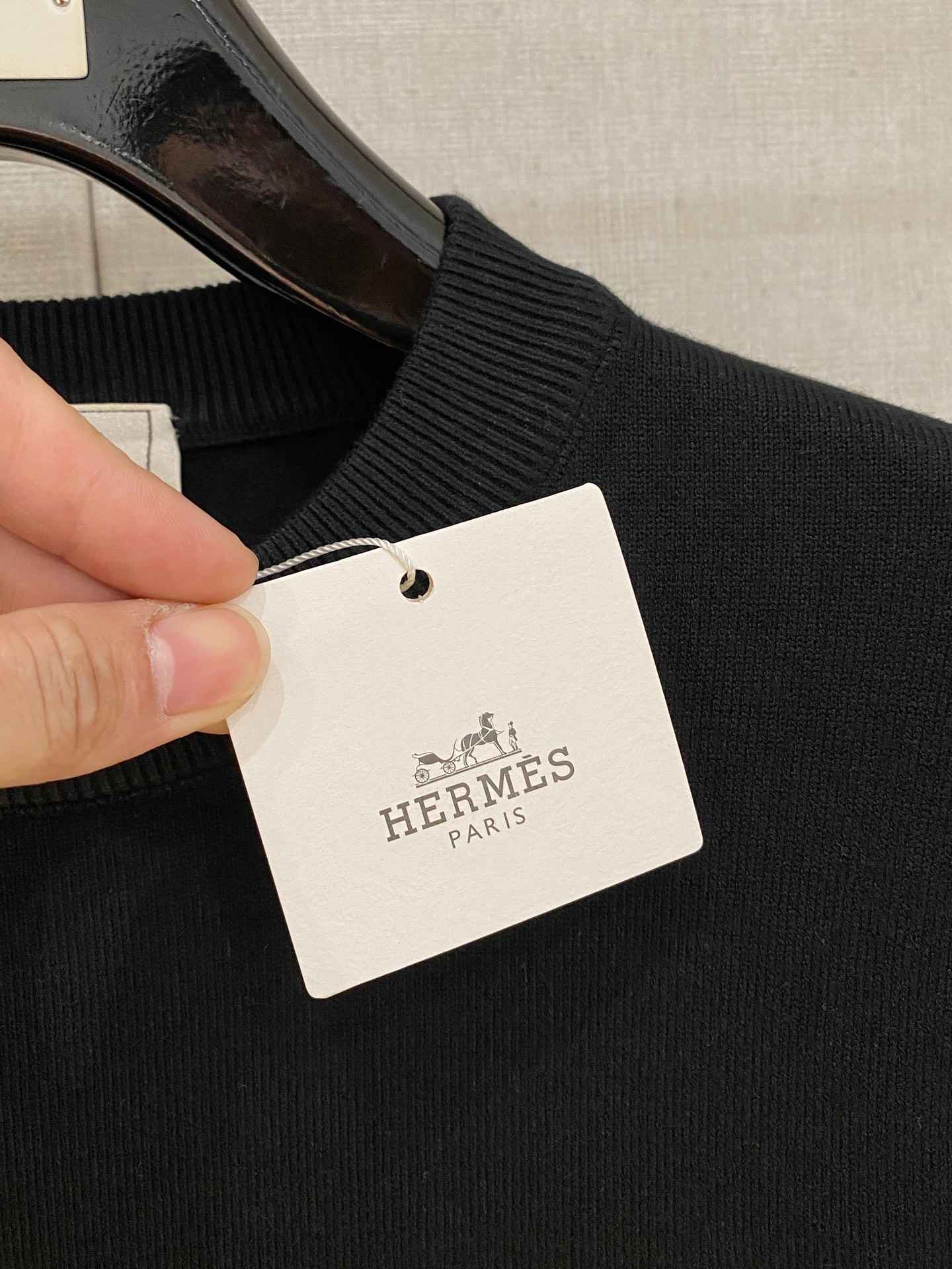 Hermes Embroidered Logo Sweater