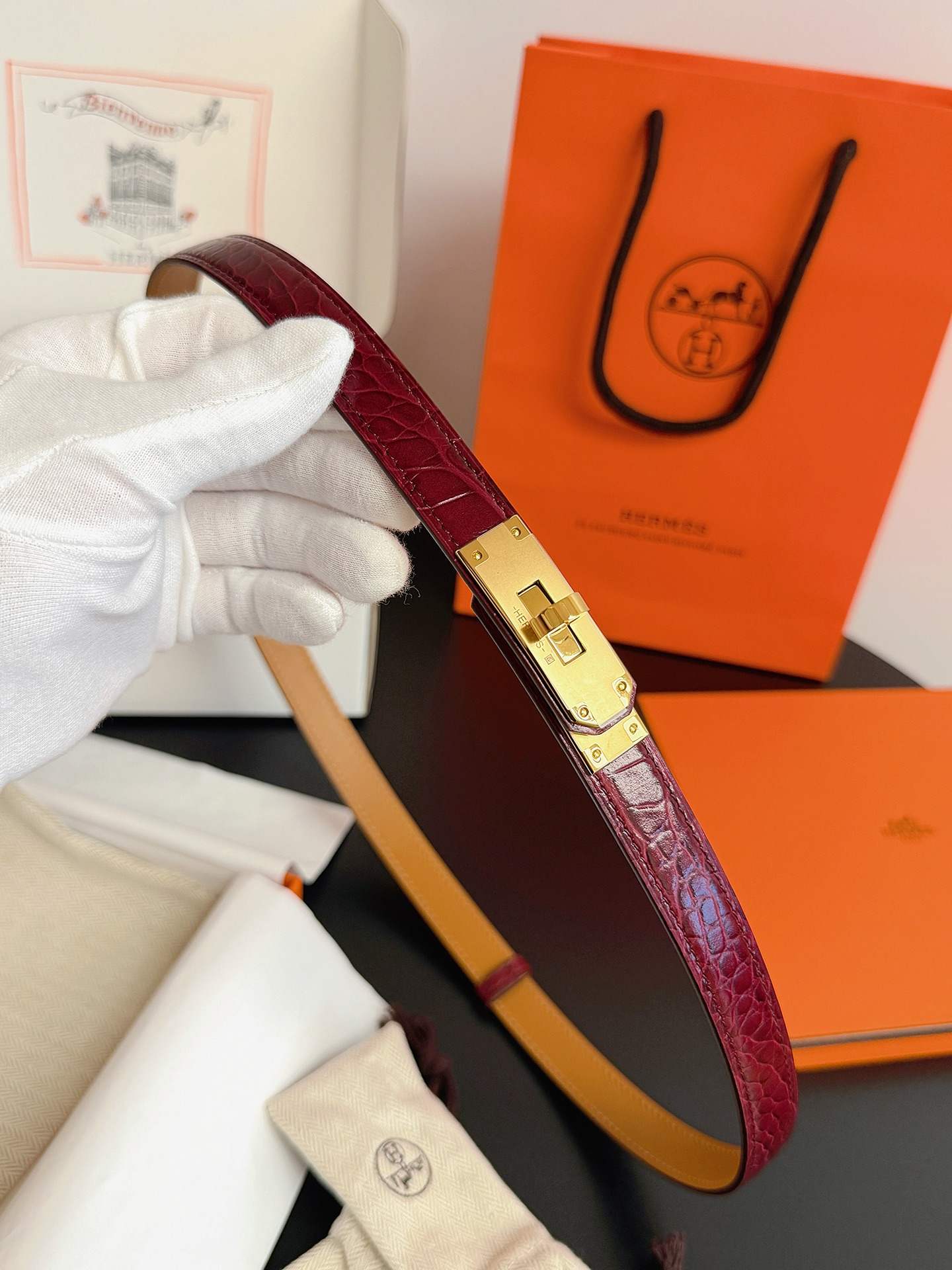 Hermes Belt – 18mm