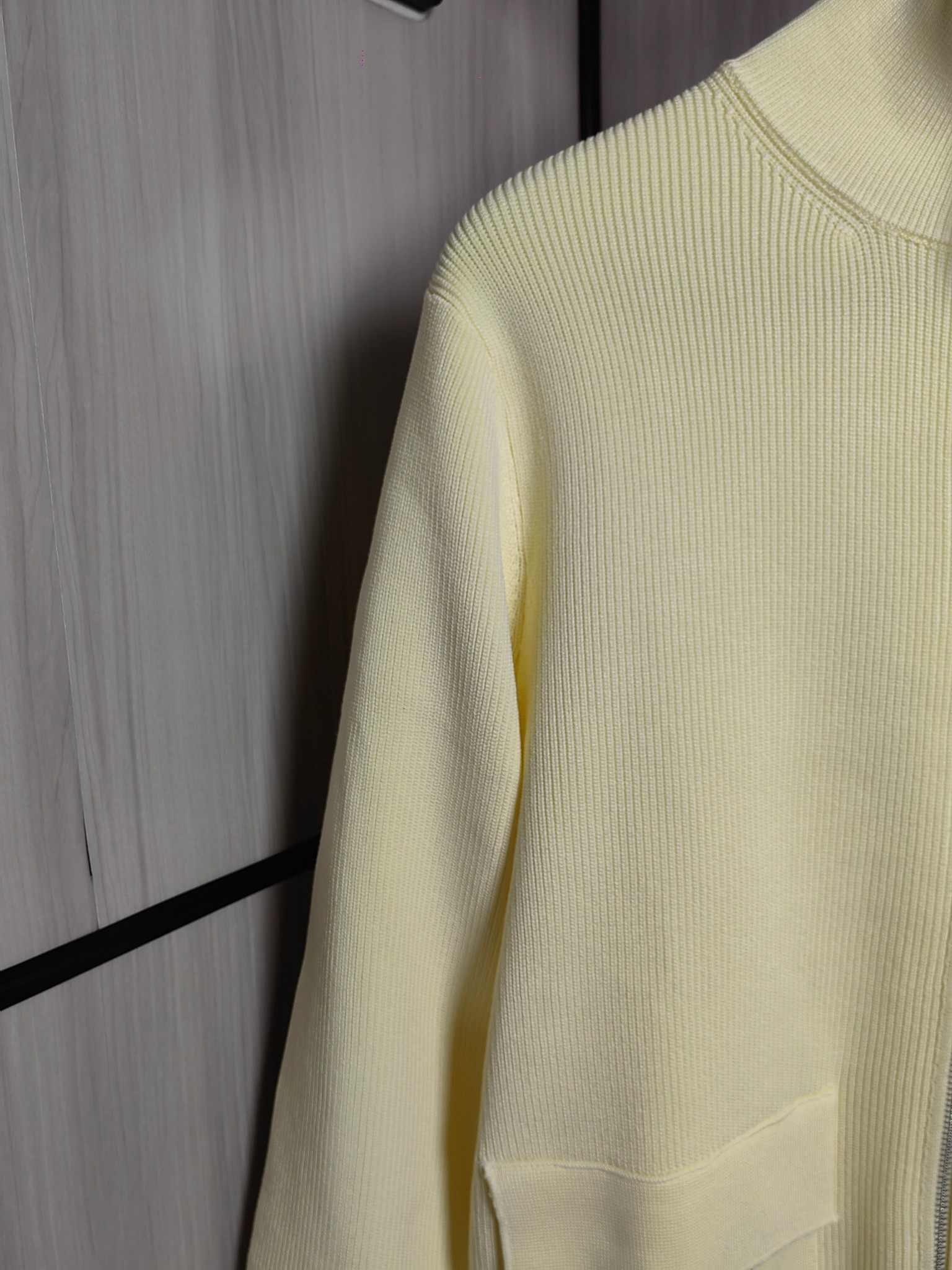 Hermes Knit Wool Coat