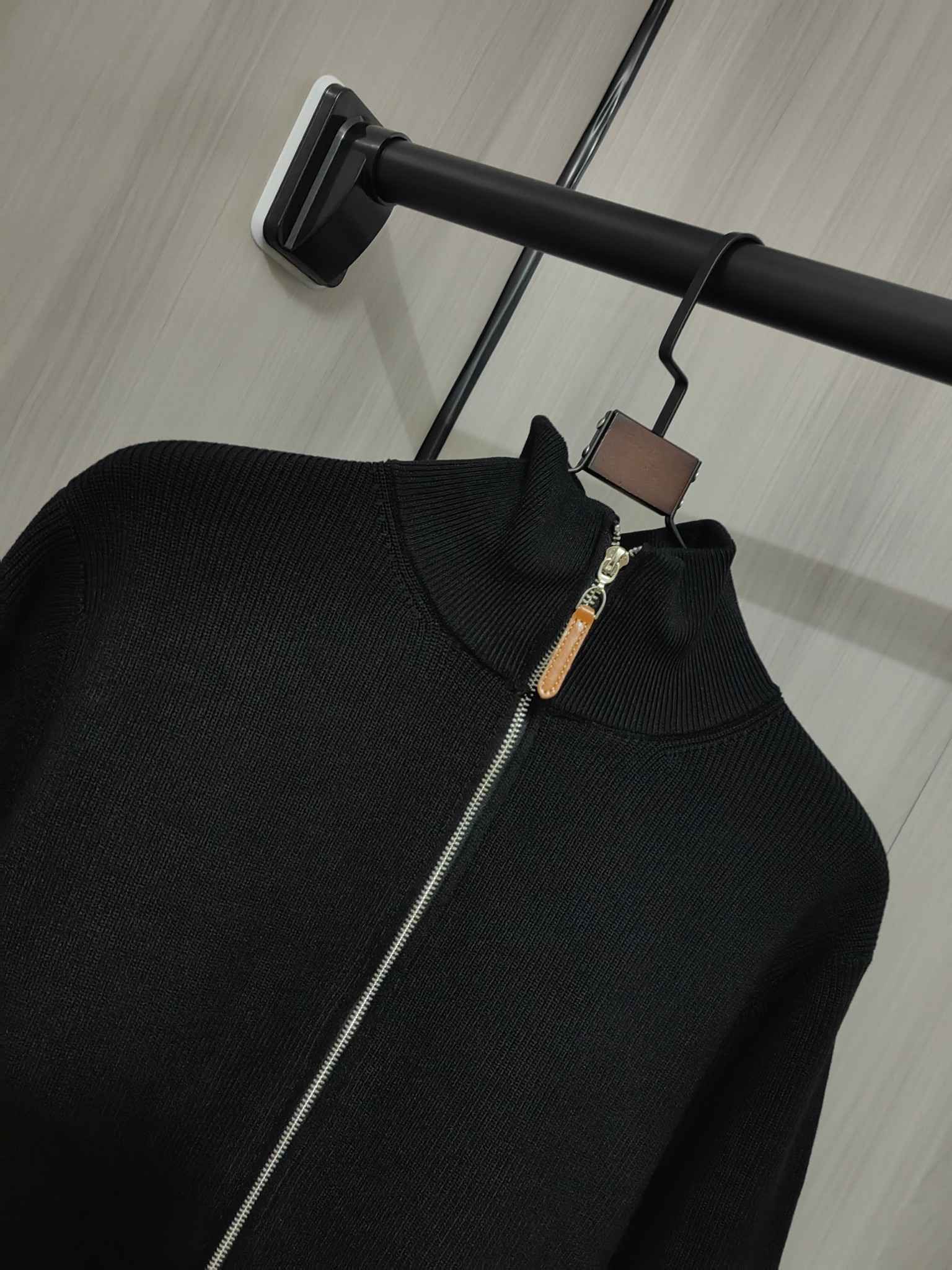Hermes Knit Wool Coat