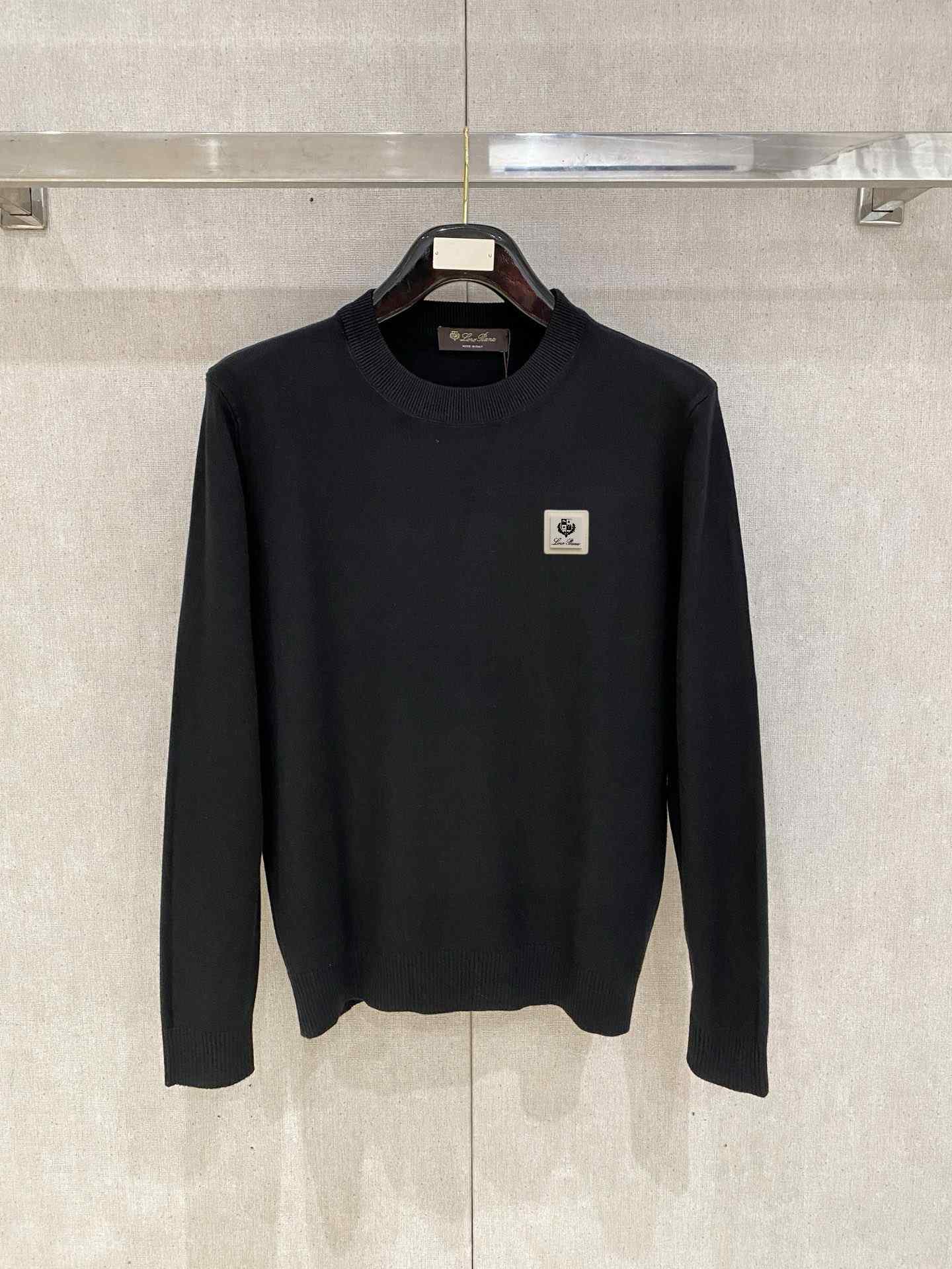 Loro Piana Logo Wool Sweater