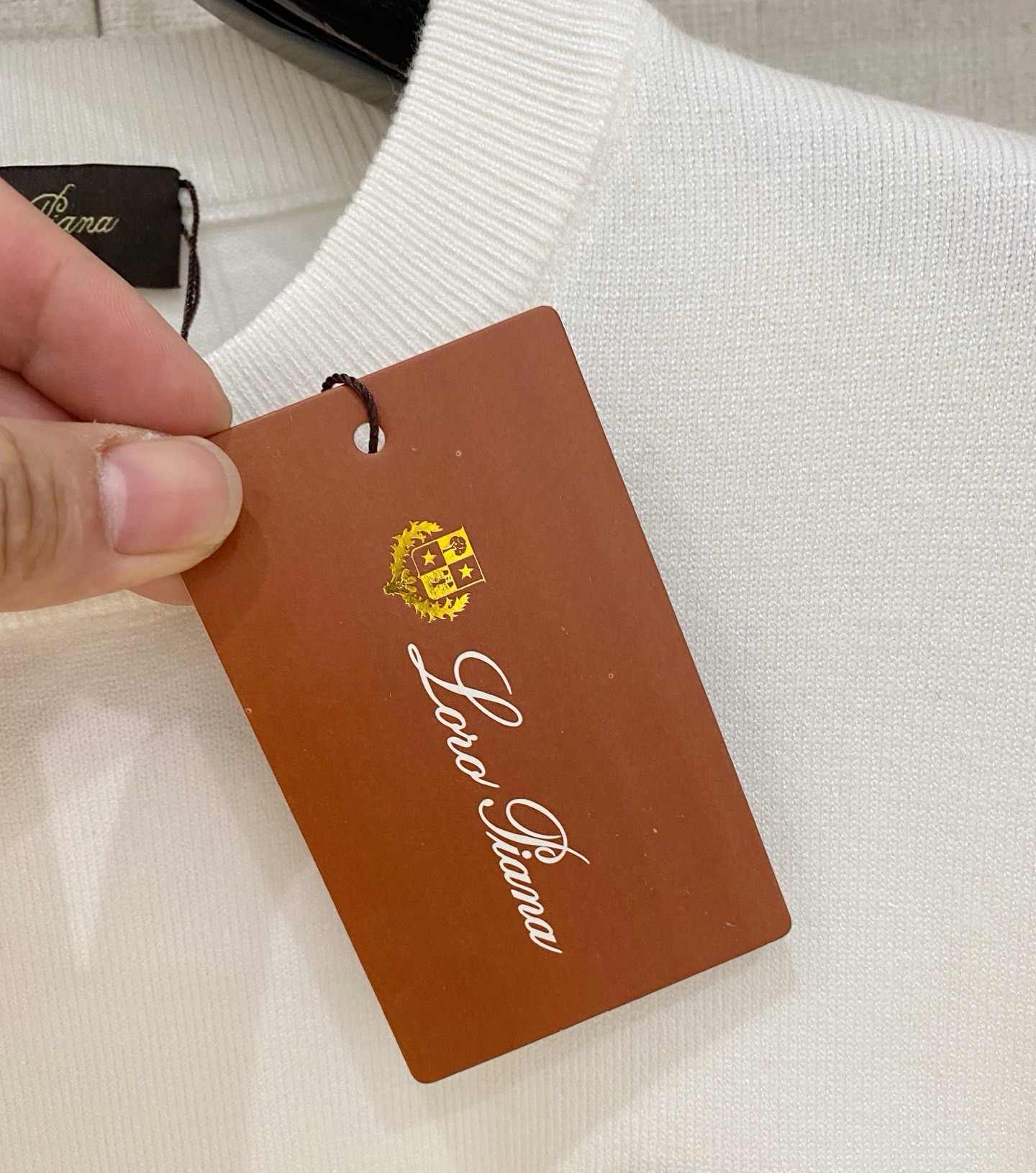 Loro Piana Logo Wool Sweater
