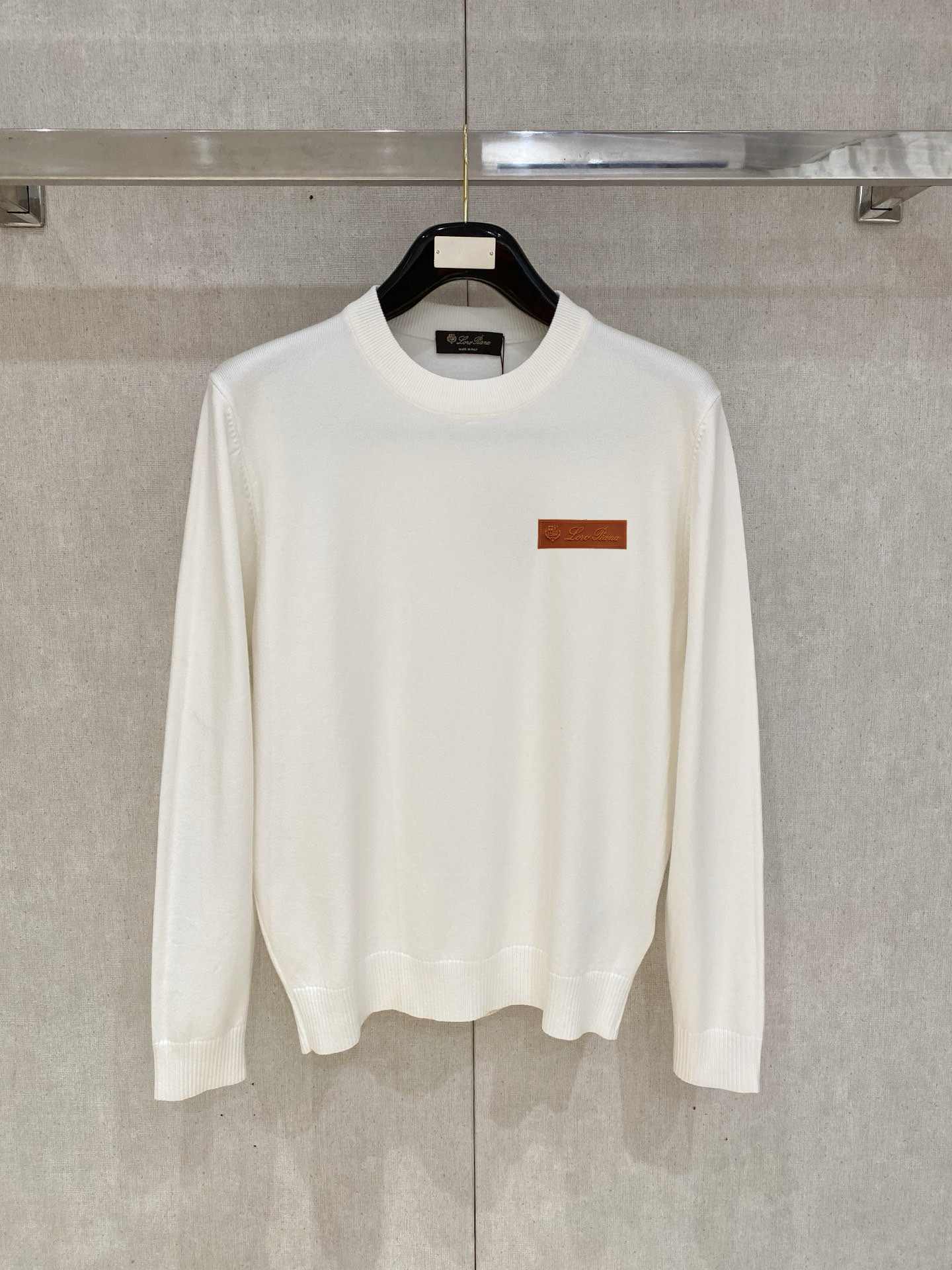 Loro Piana Logo Wool Sweater