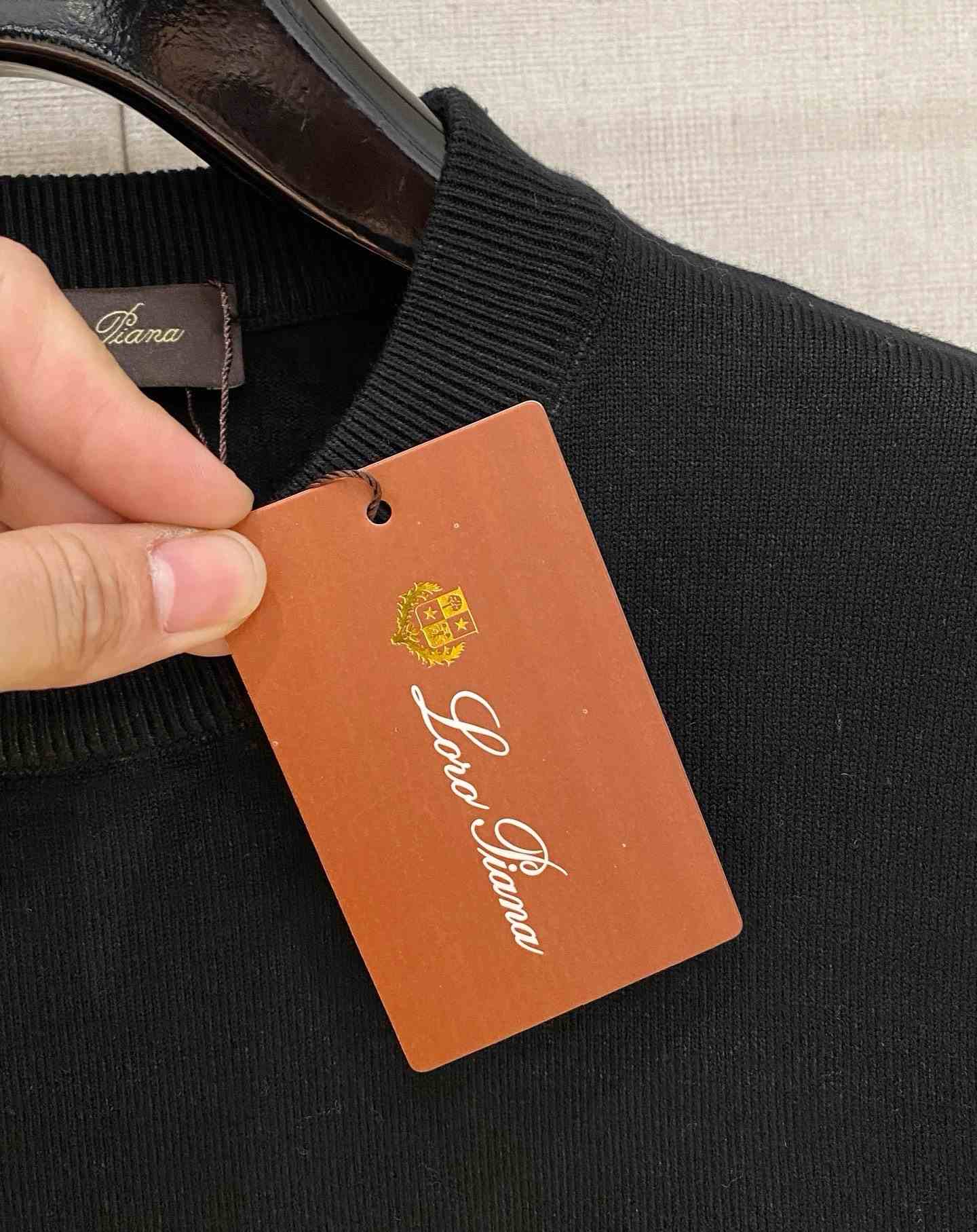 Loro Piana Logo Wool Sweater