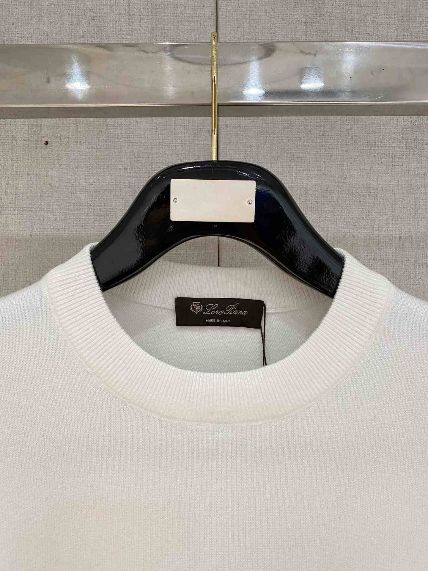 Loro Piana Logo Wool Sweater