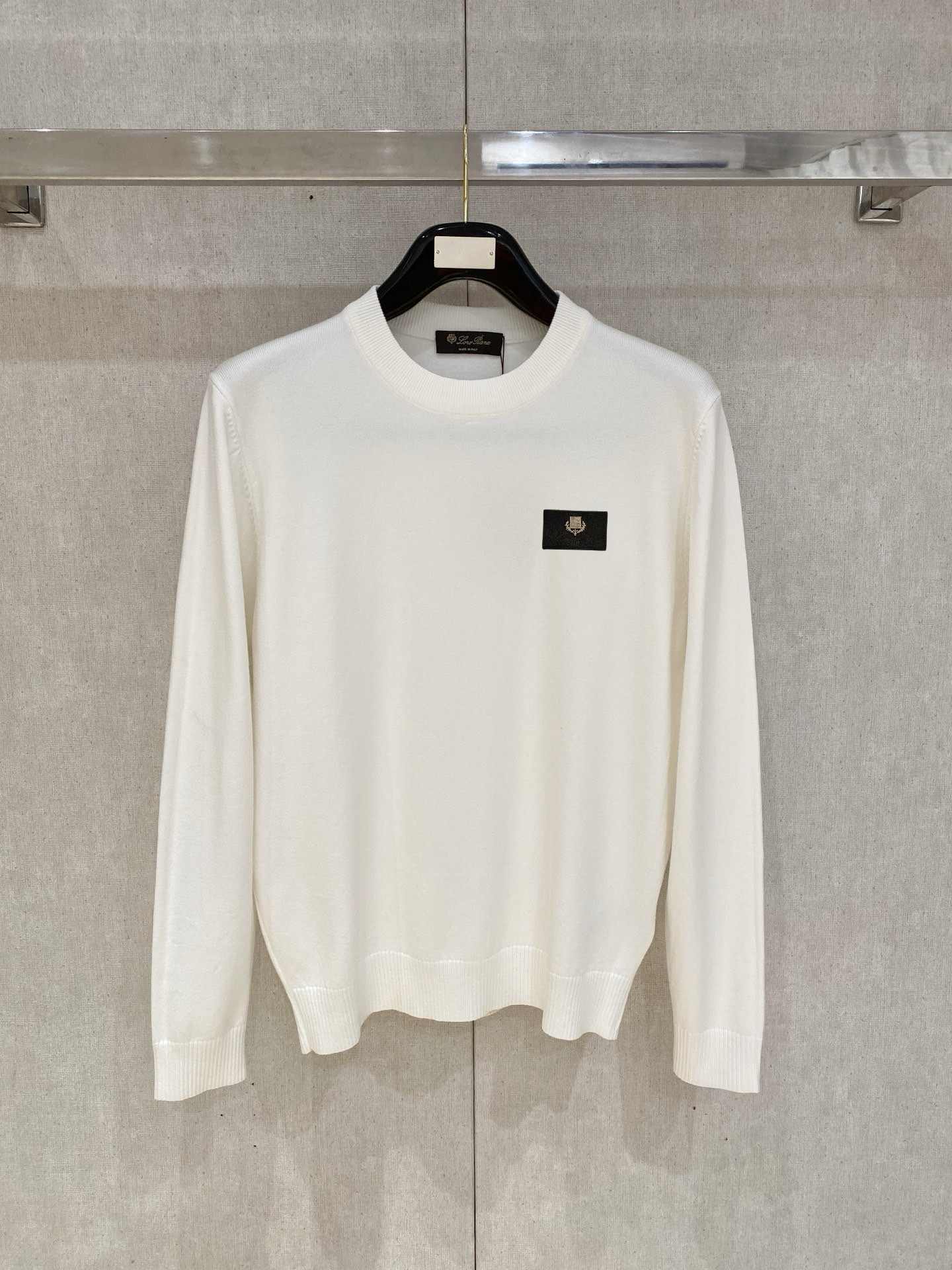 Loro Piana Logo Wool Sweater