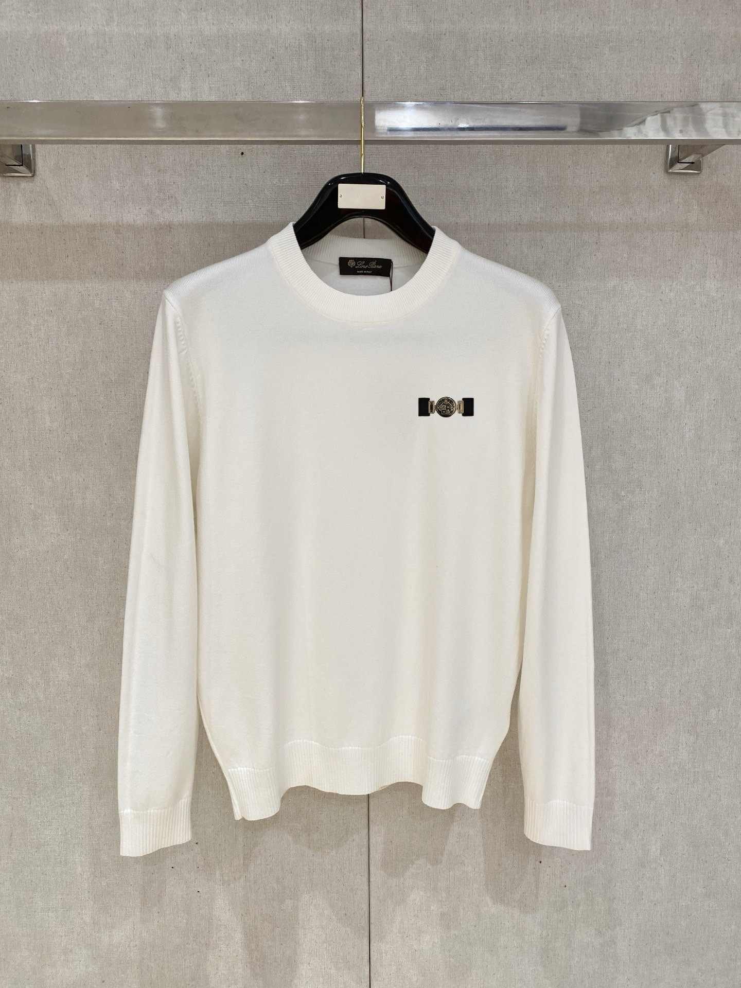 Loro Piana Logo Wool Sweater
