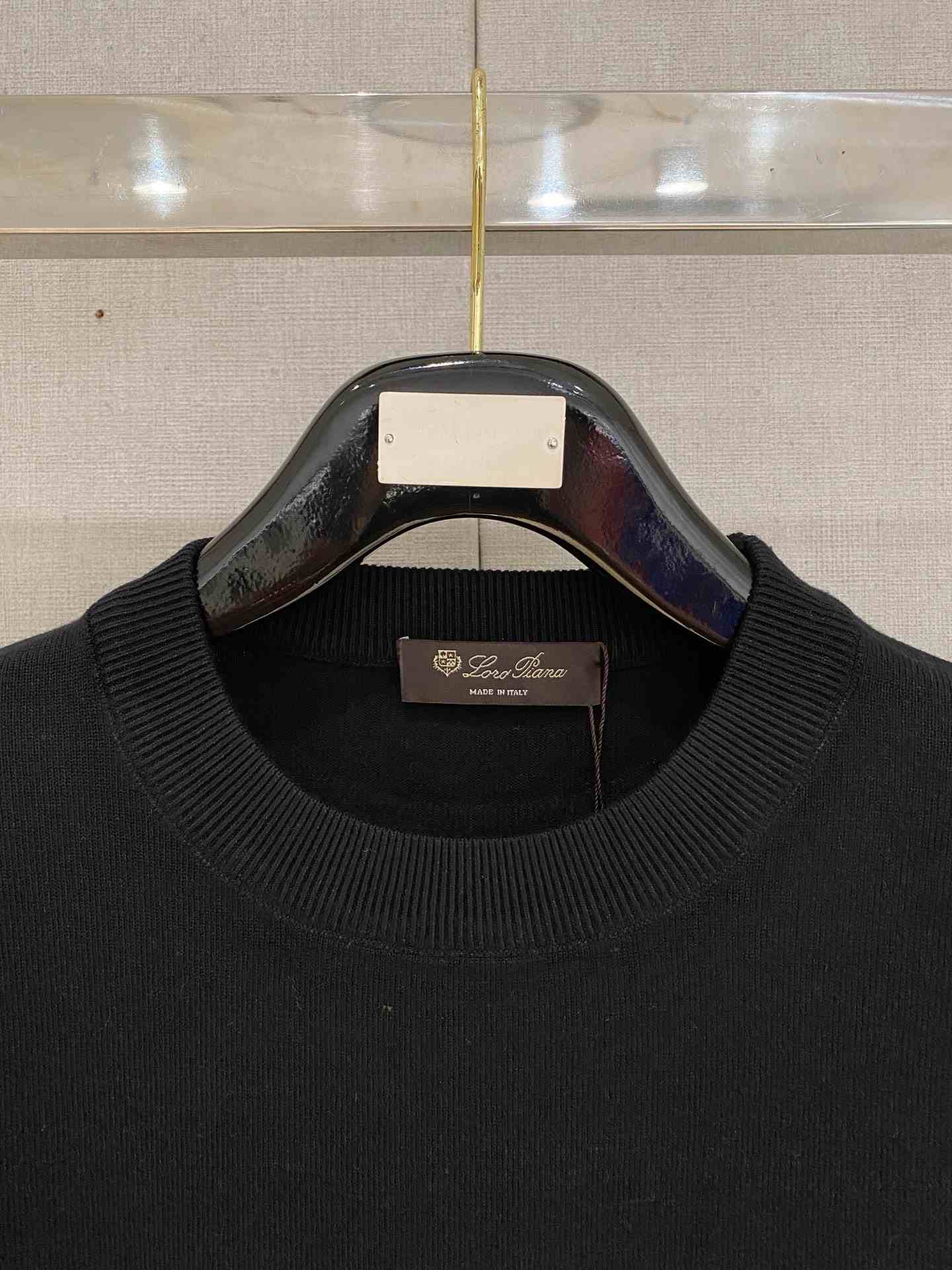 Loro Piana Logo Wool Sweater