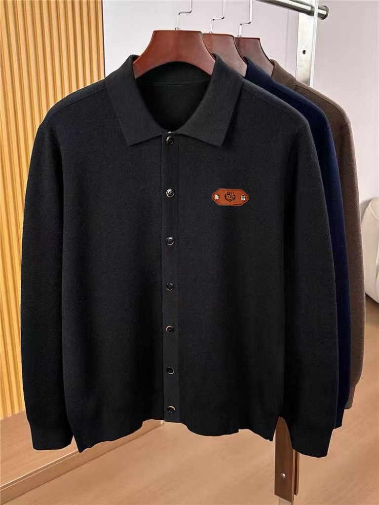 Loro Piana Knit Wool Shirt Jacket