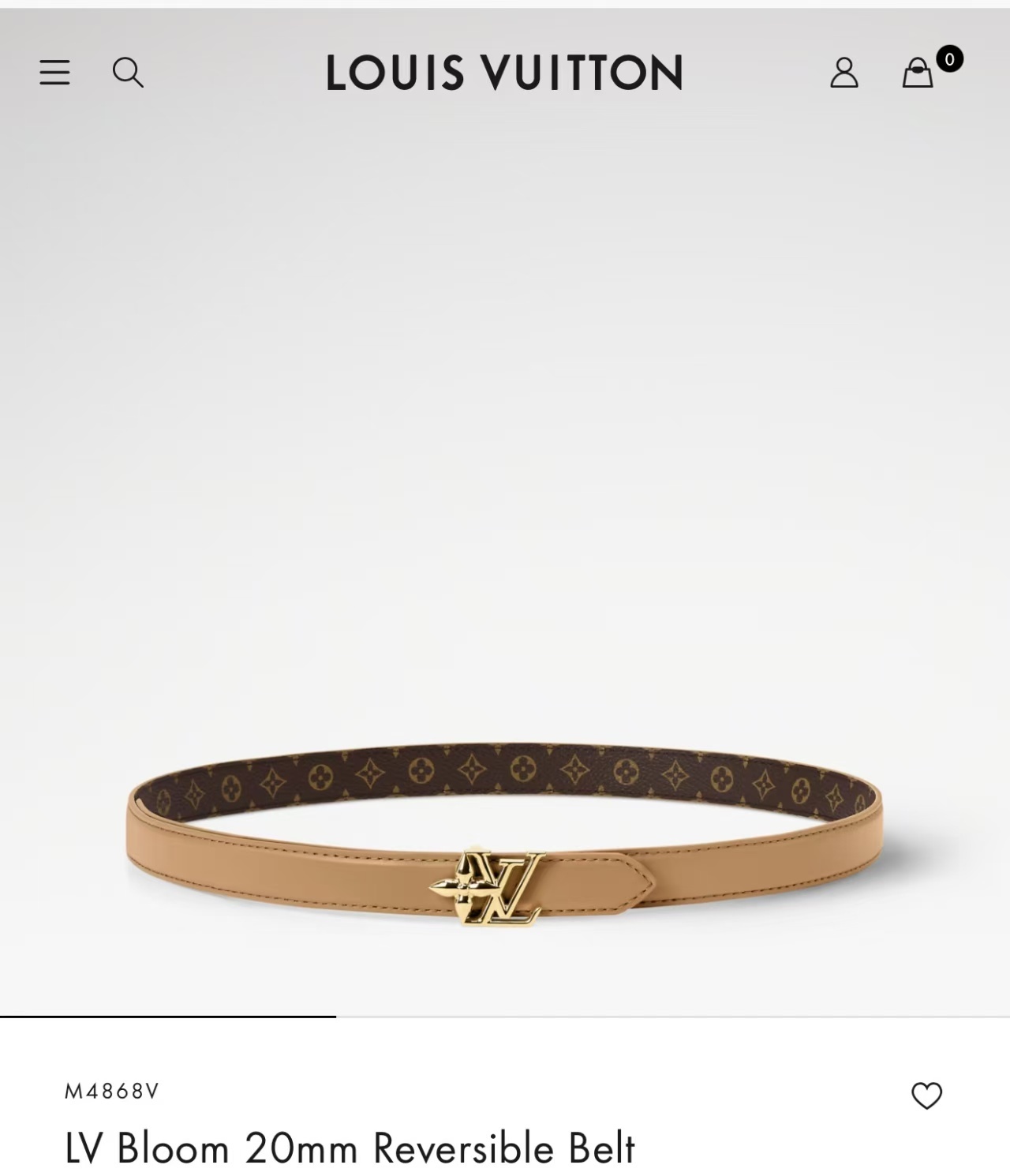 Louis Vuitton Belt – 20mm