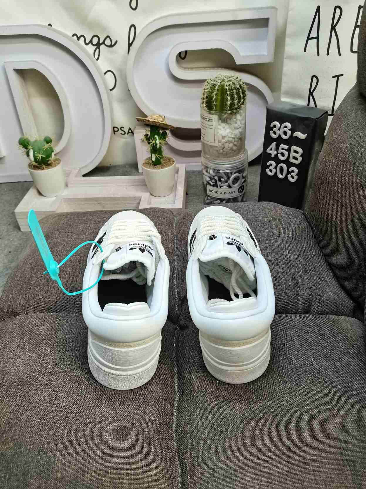 adidas Bad Bunny x Campus Light Cloud White Shoes - FZ5823
