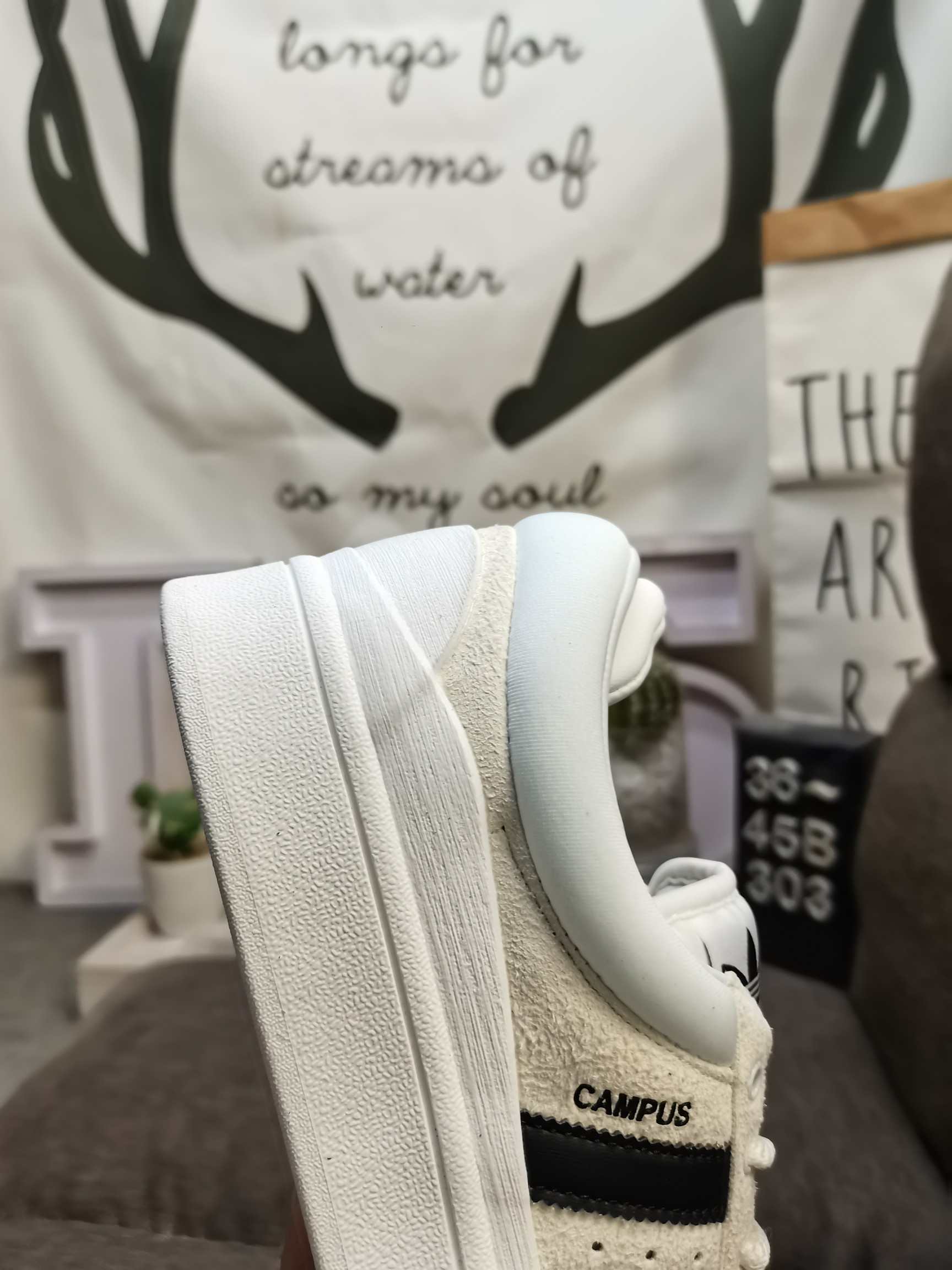 adidas Bad Bunny x Campus Light Cloud White Shoes - FZ5823