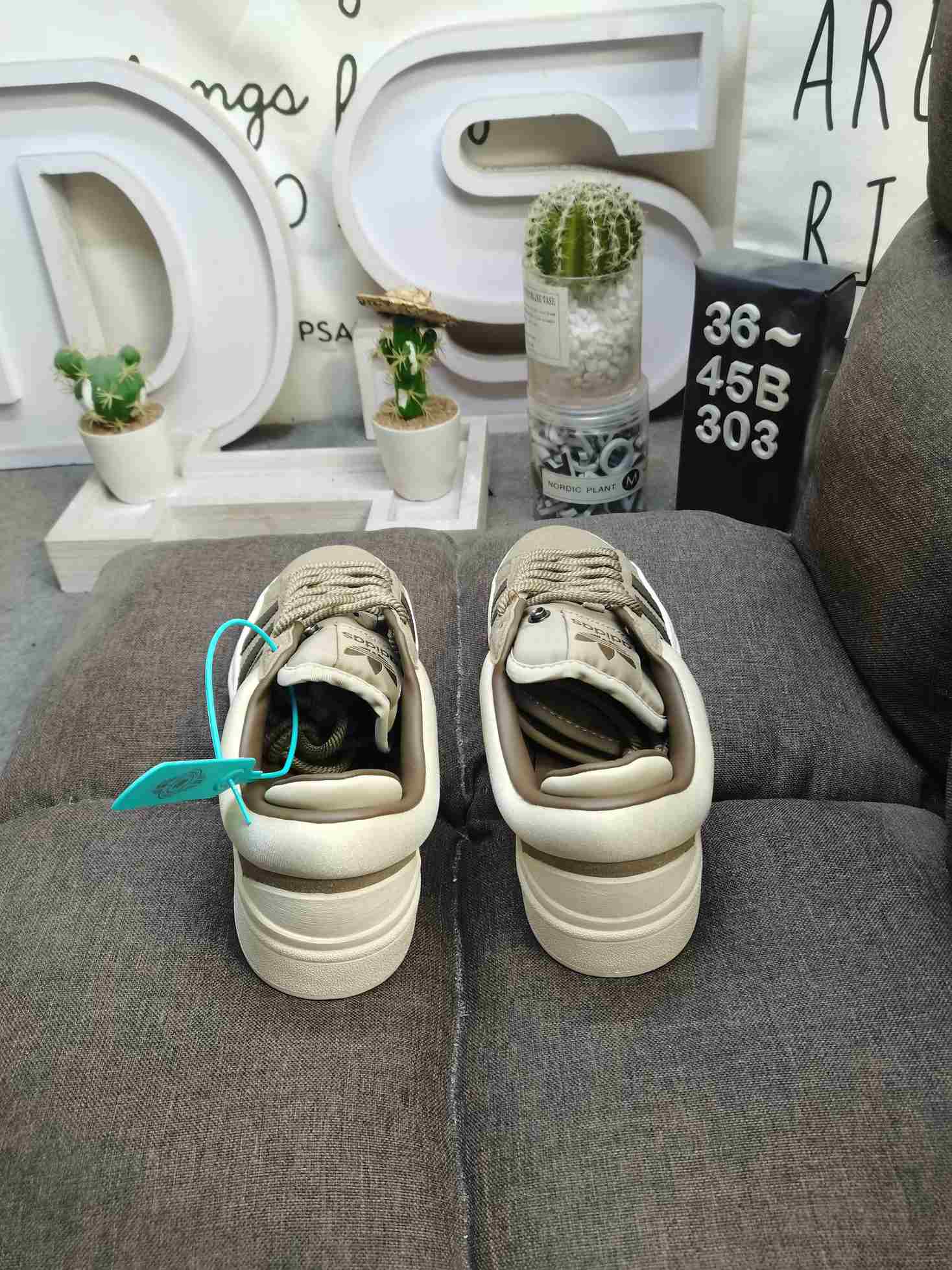 adidas Bad Bunny x Campus Light Cloud White Shoes - FZ5823