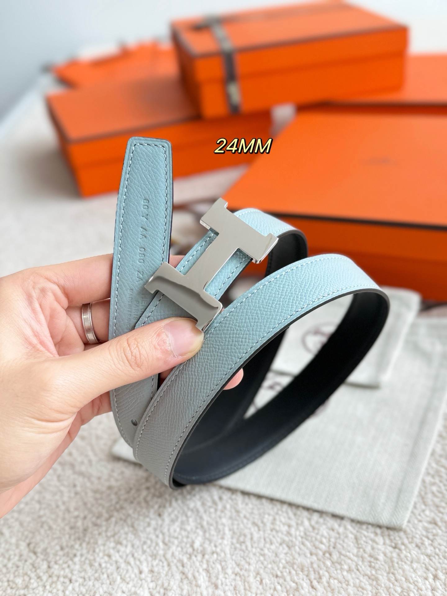 Hermes Belt – 24mm