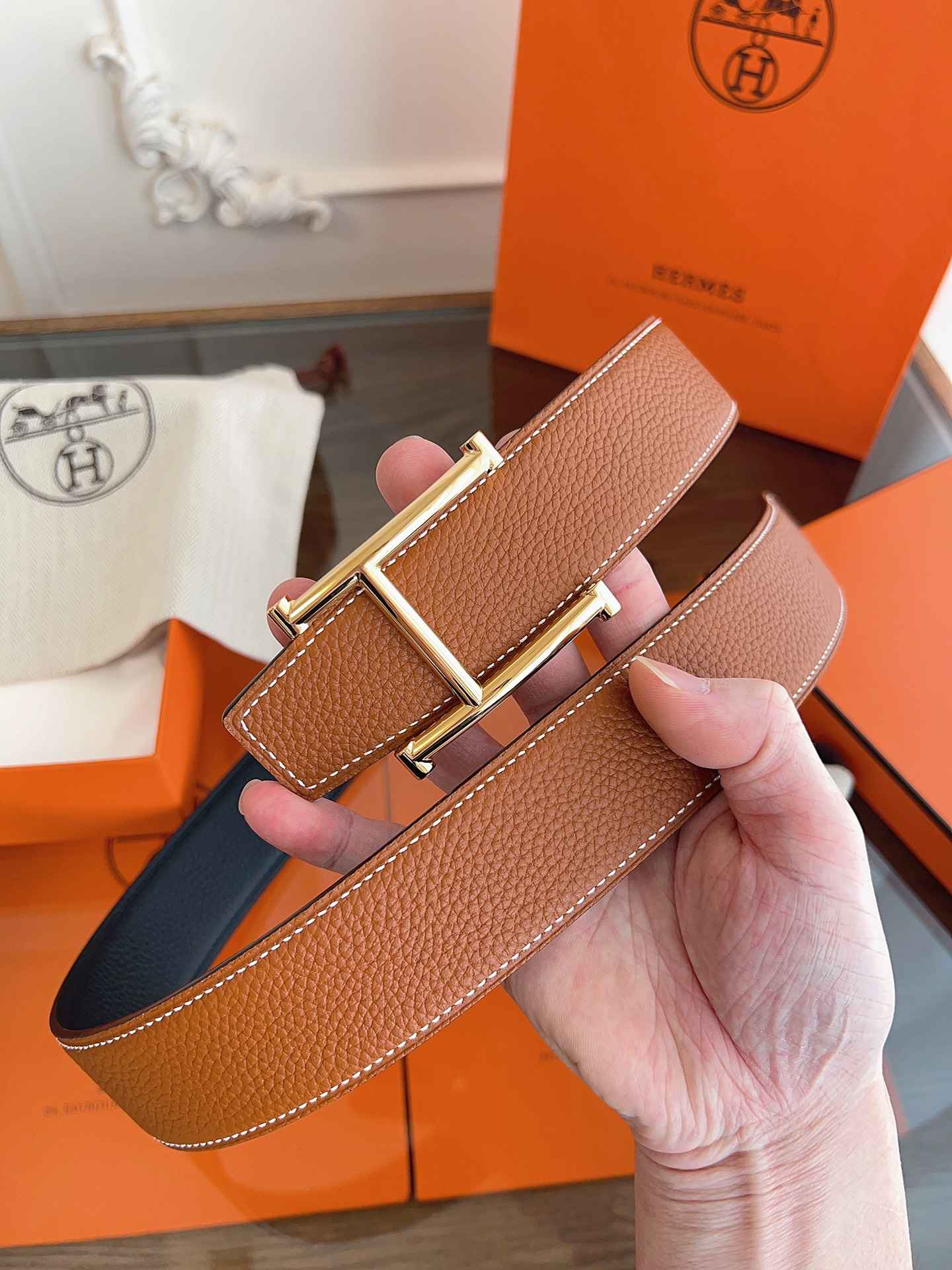 Hermes Belt – 38mm