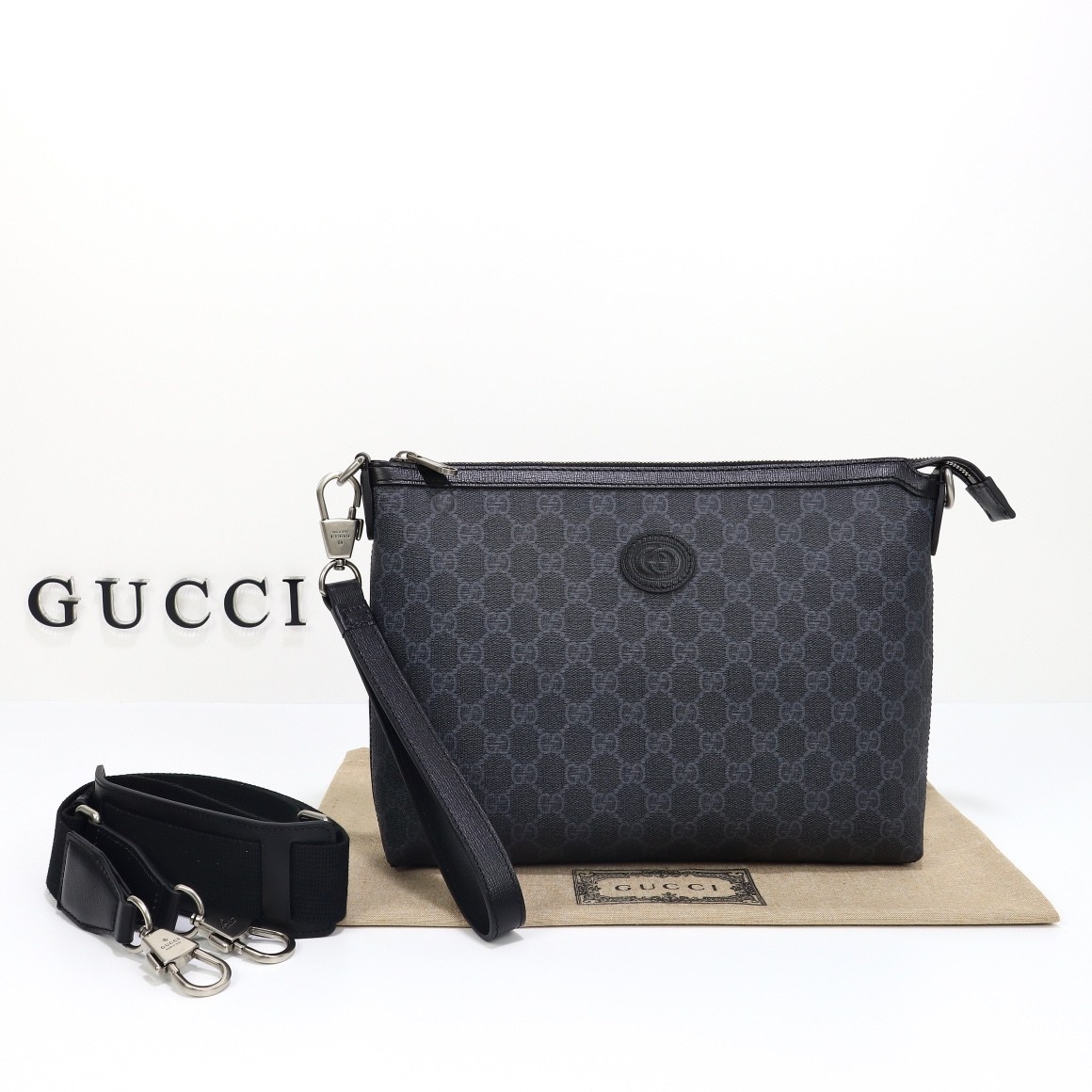 Gucci Interlocking G Messenger Bag — 726833