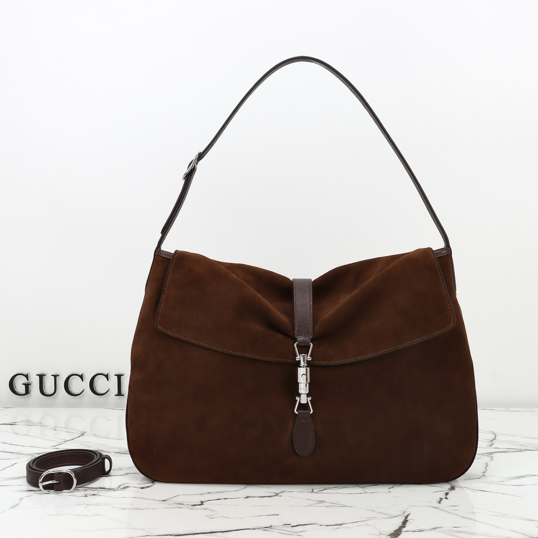 Gucci Jackie Flap Large Crossbody Bag — A005ZI