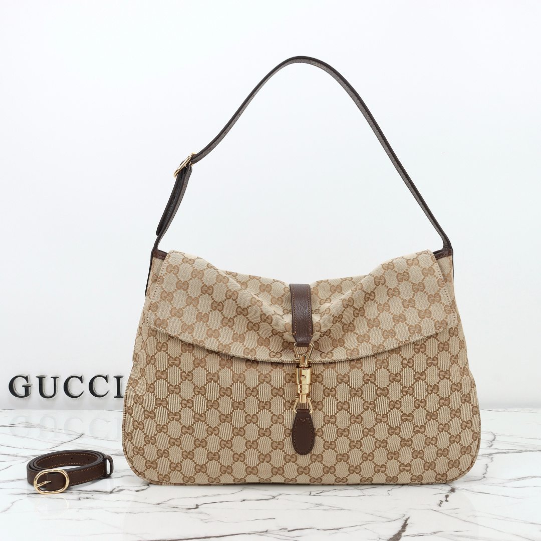 Gucci Jackie Flap Large Crossbody Bag — A005ZI