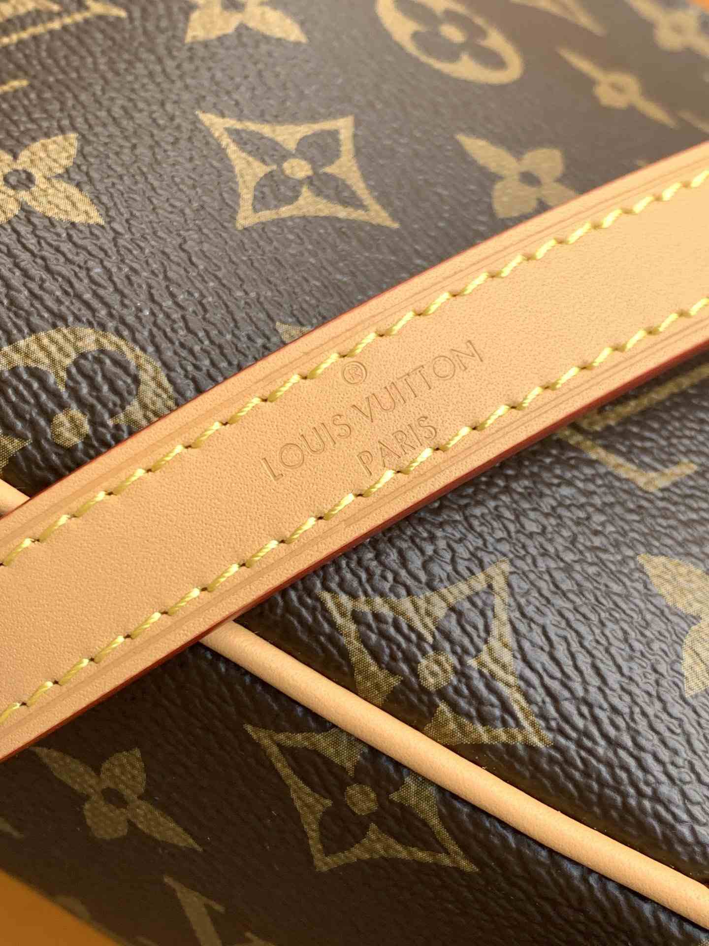 Louis Vuitton Boulogne PM Shoulder Bag, Natural-Tone Trim — M45832
