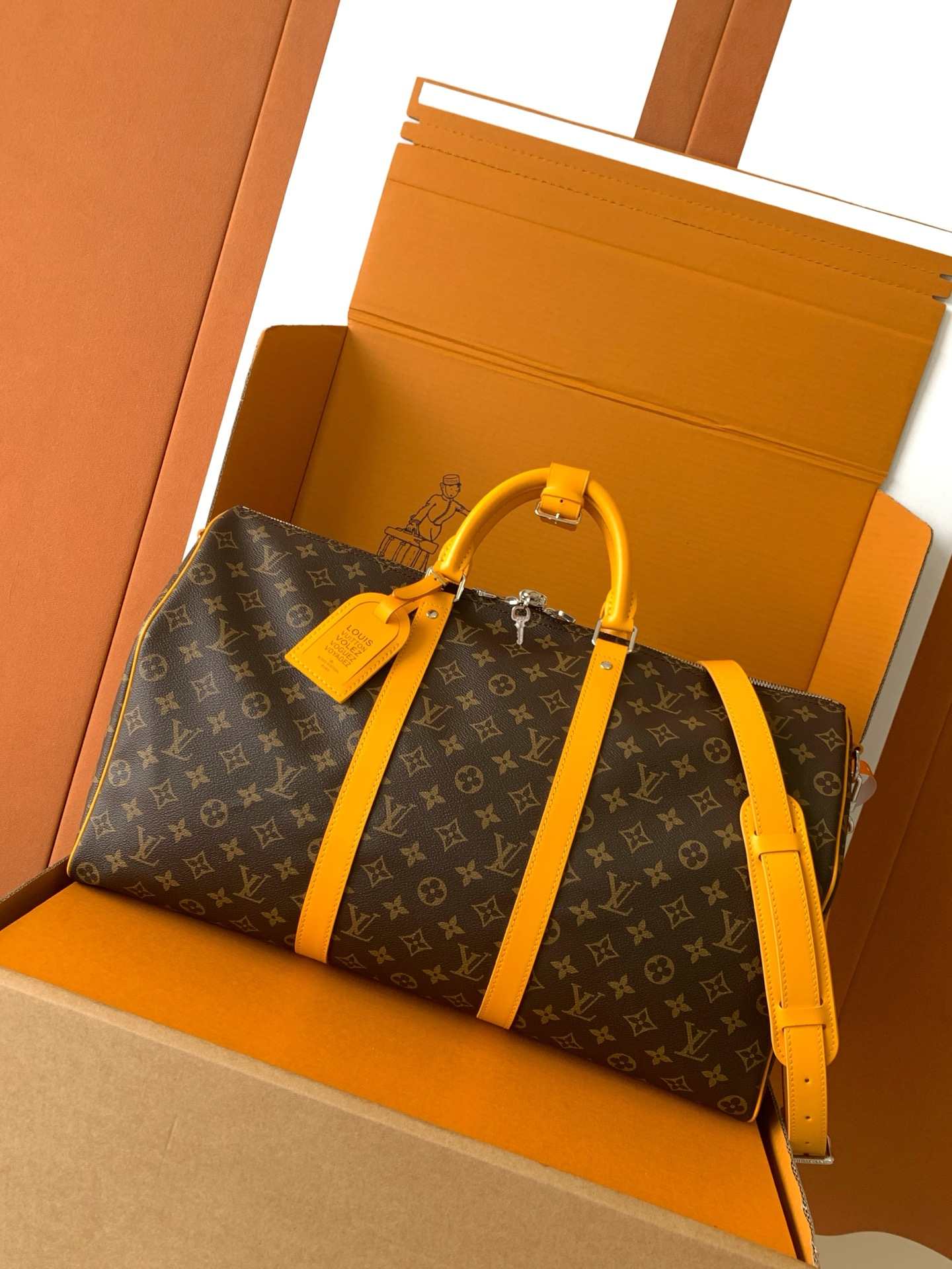 Louis Vuitton Keepall Bandoulière 50 — LV-M12634-SRC0100