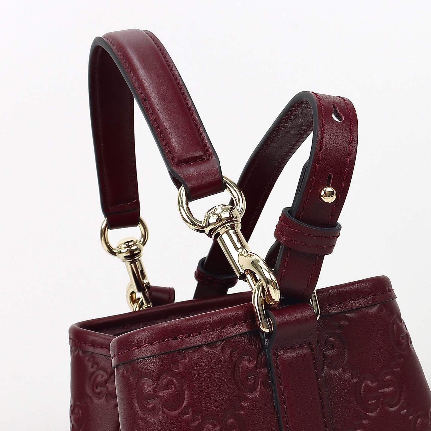 Gucci GG Emblem small bucket bag — 815118