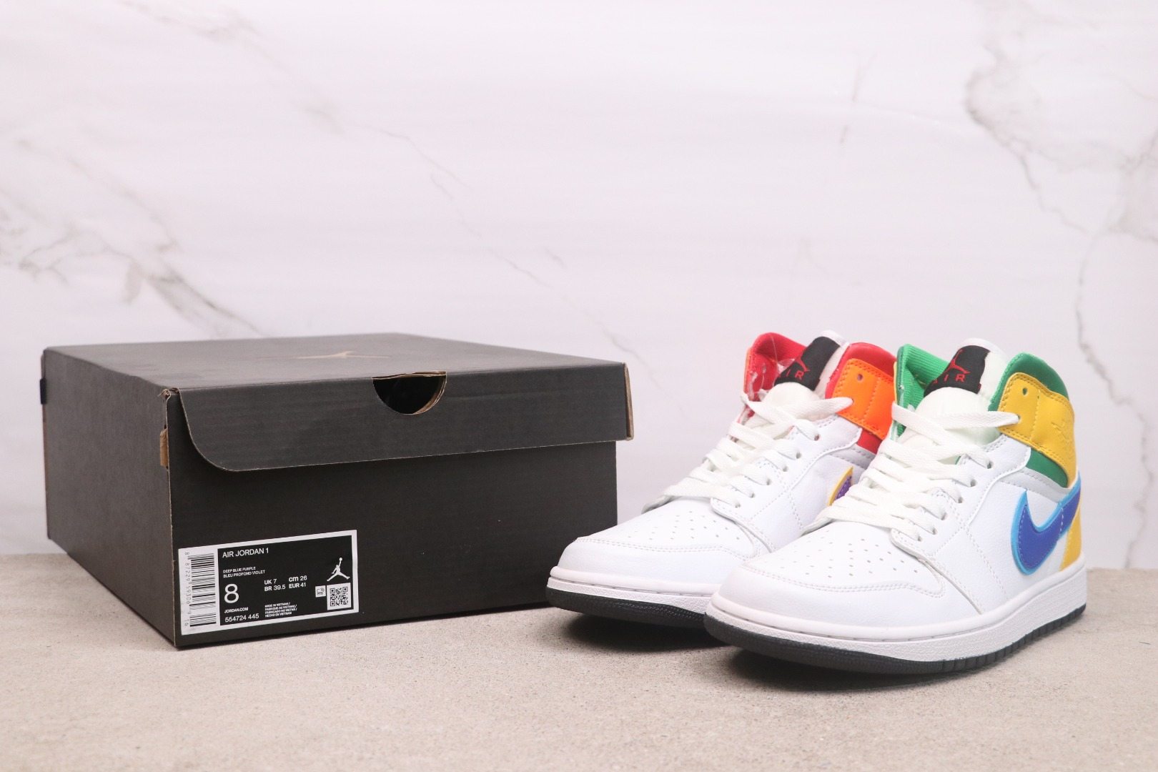 Air Jordan 1 Mid 554724-445