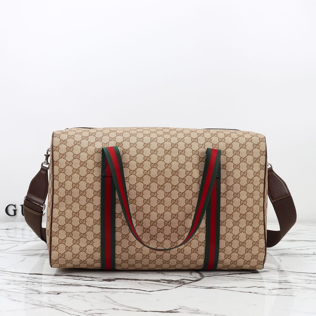 Gucci Medium Duffle Bag with Web โ A00BC5
