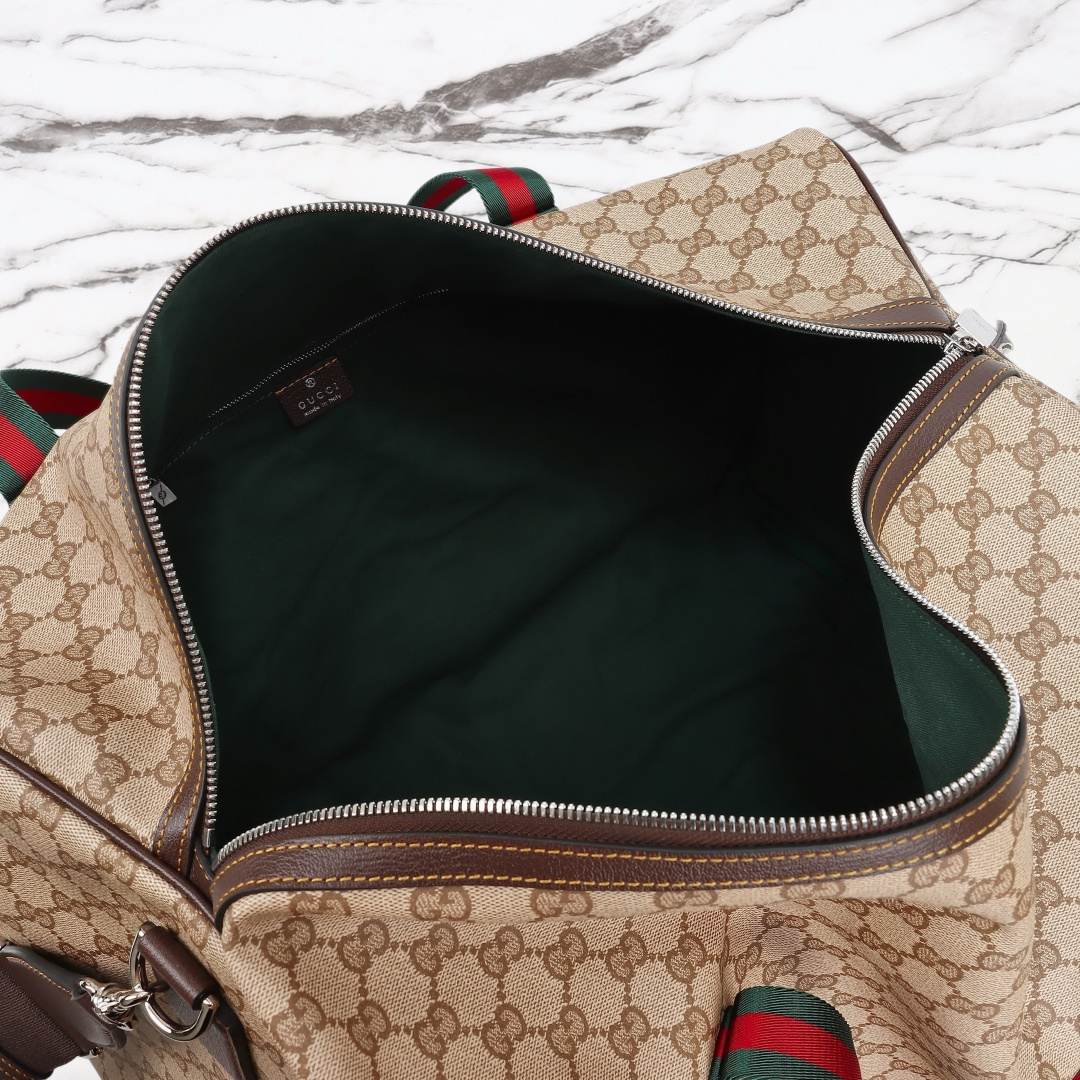 Gucci Medium Duffle Bag with Web — A00BC5