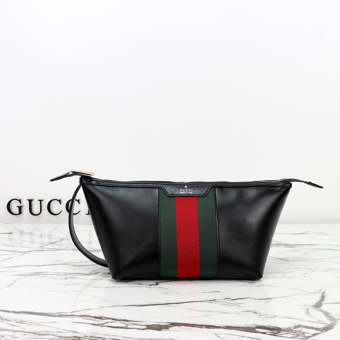 Gucci Mega Web Trademark Small Toiletry Case — 875159