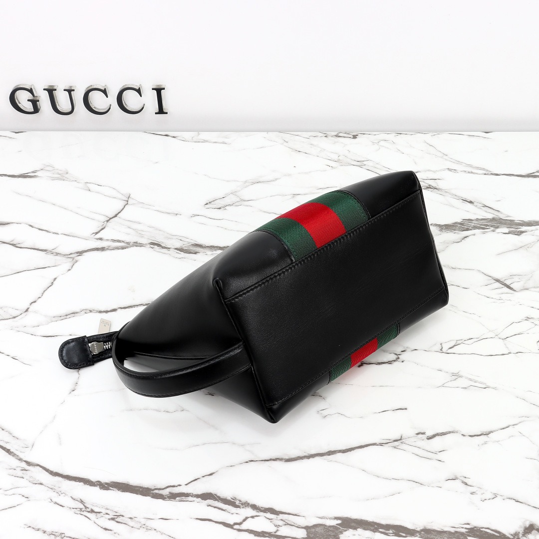 Gucci Mega Web Trademark Small Toiletry Case — 875159