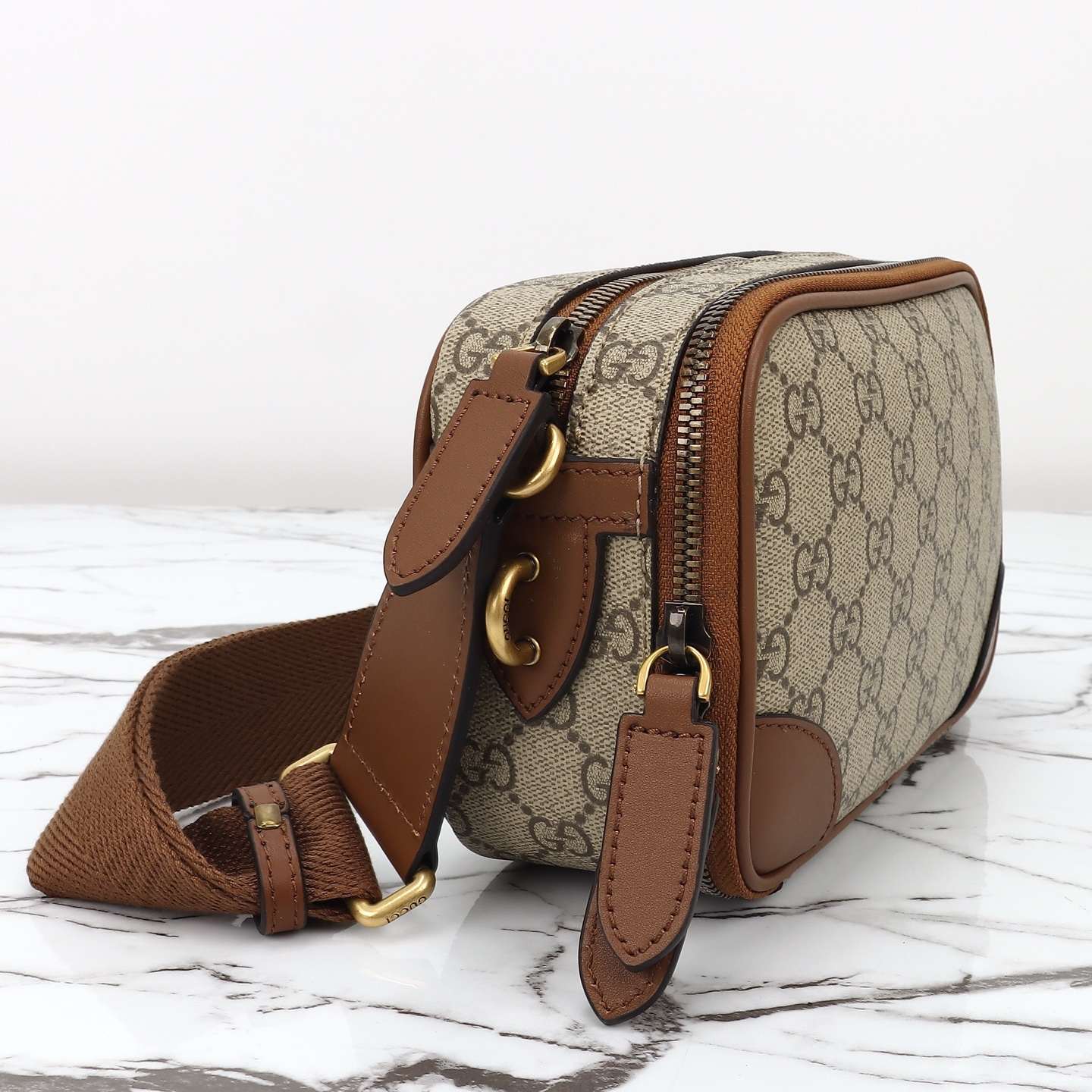 Gucci GG Emblem Mini Crossbody Bag — 821217