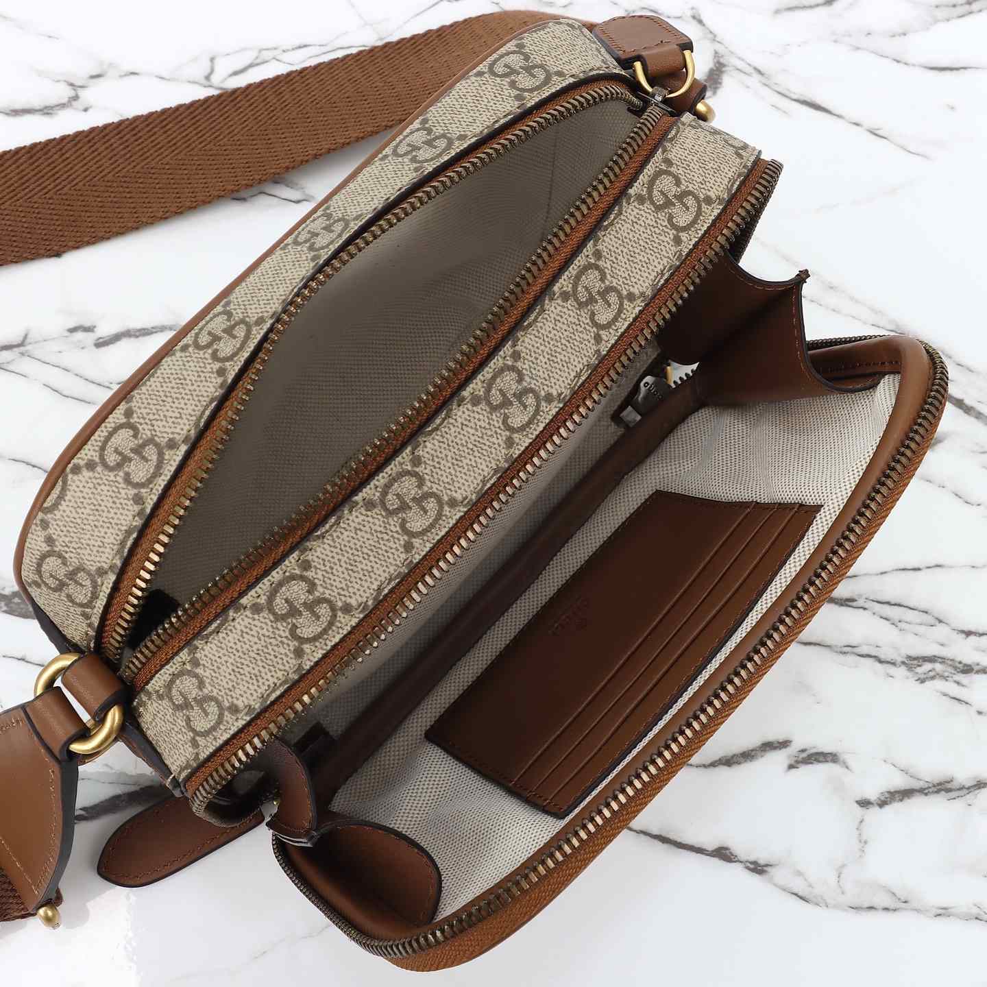 Gucci GG Emblem Mini Crossbody Bag — 821217