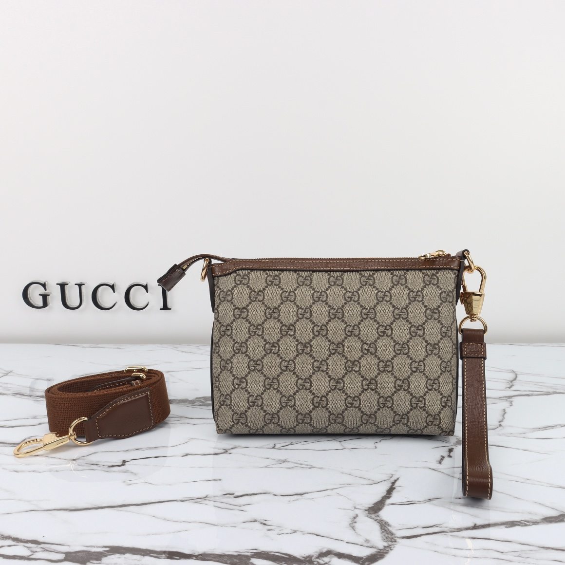 Gucci GG-Pattern Crossbody Bag — 760021
