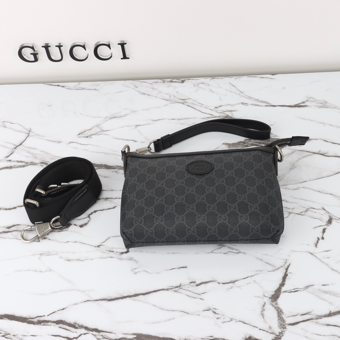Gucci GG-Pattern Crossbody Bag — 760021