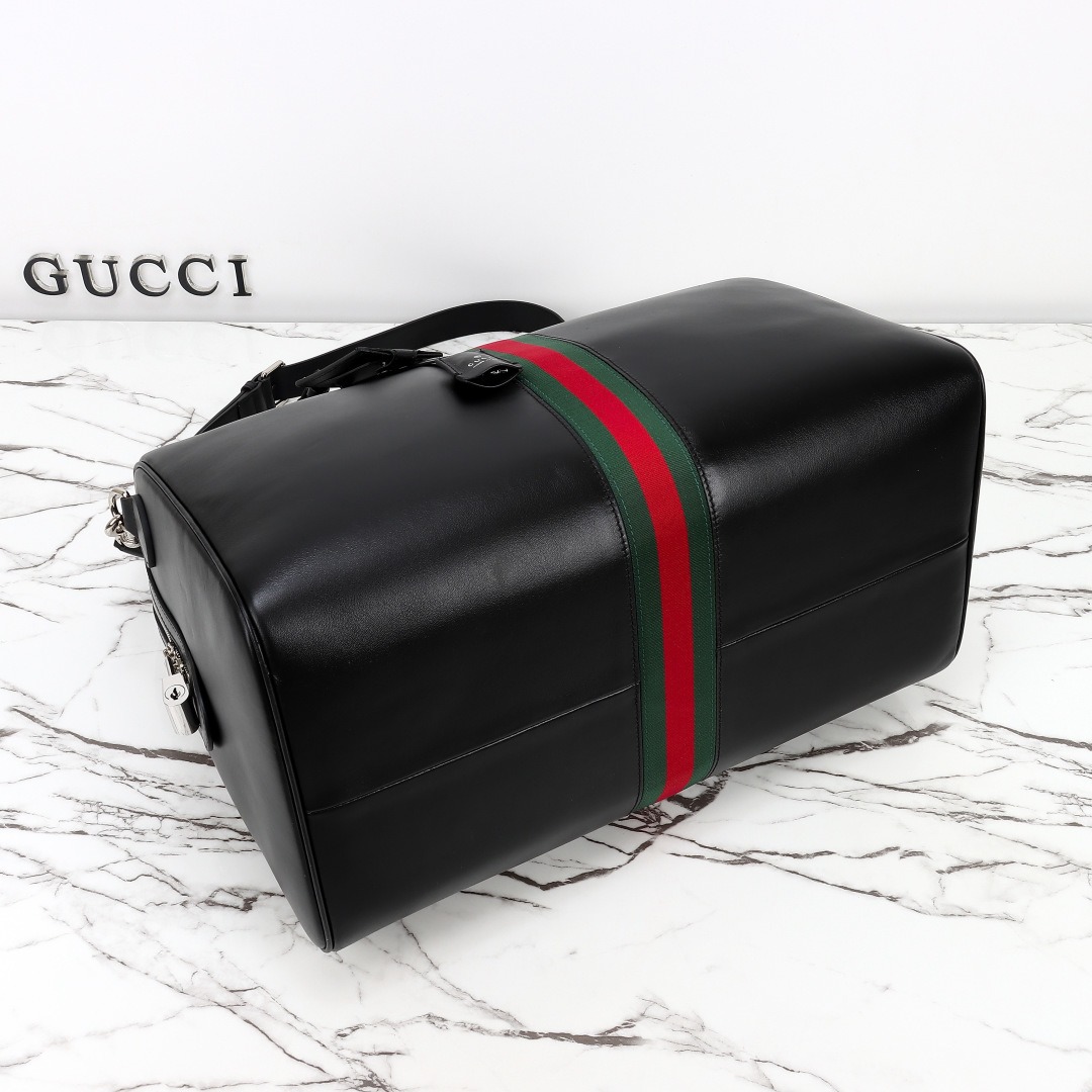 Gucci Web Trademark Medium Duffle Bag — 866979