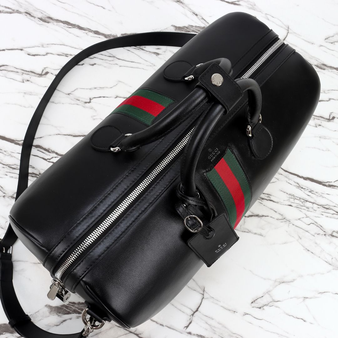 Gucci Web Trademark Medium Duffle Bag — 866979