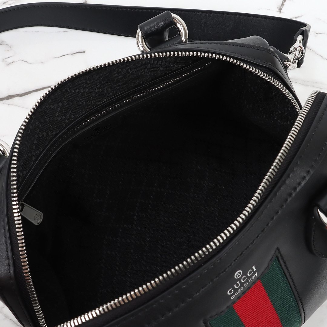 Gucci Web Trademark Small Duffle Bag — 866980
