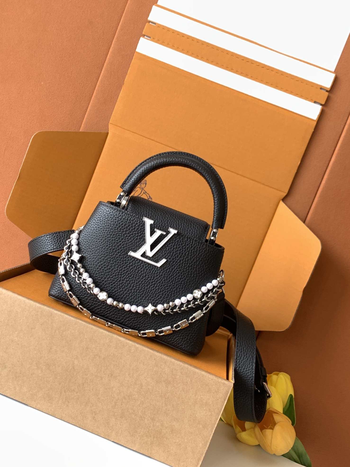 Louis Vuitton Capucines Mini Handbag โ M11908
